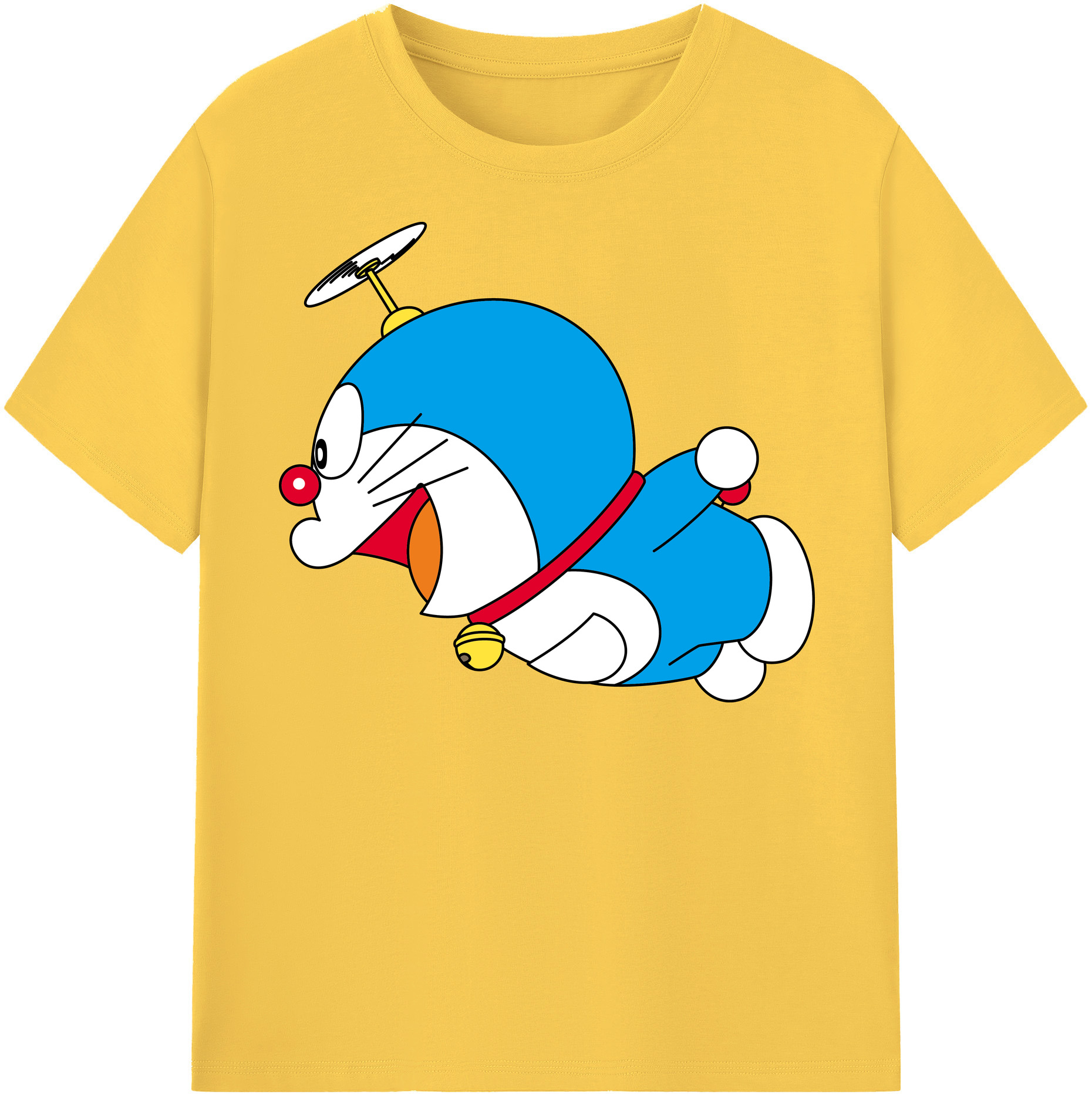 （画像用） ドラえもん Doraemon 綿100％半袖Tシャツ（フロントプリント）