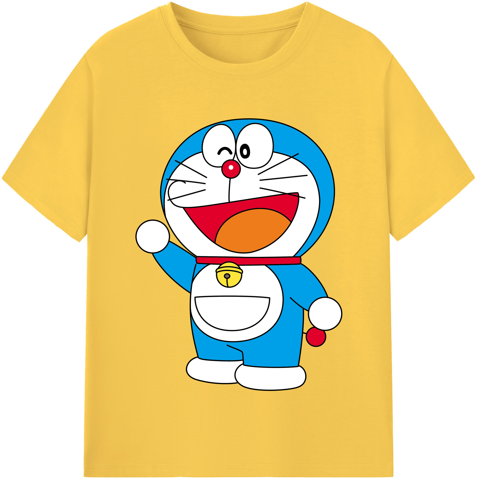 （画像用） ドラえもん Doraemon 綿100％半袖Tシャツ（フロントプリント）