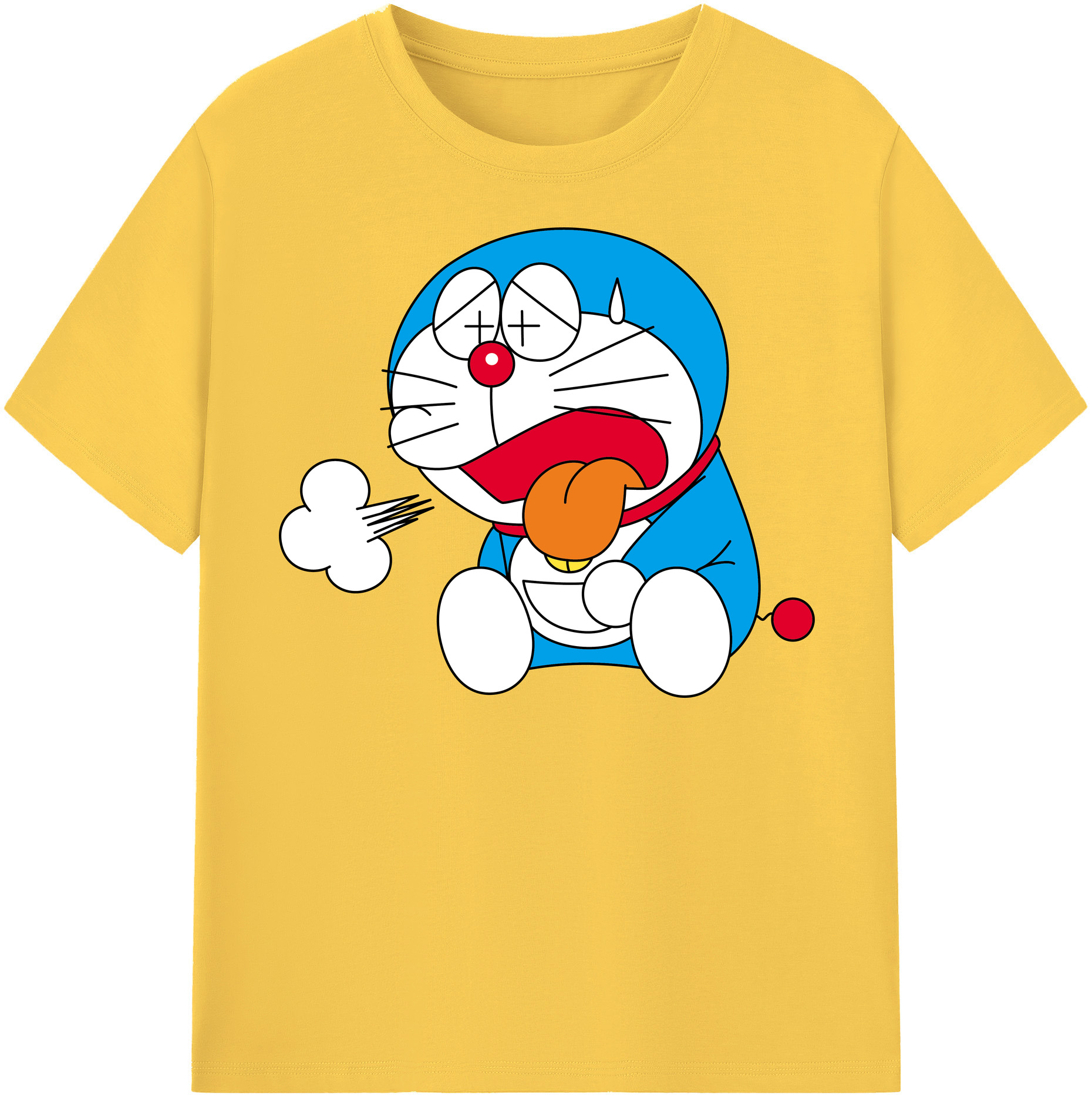 （画像用） ドラえもん Doraemon 綿100％半袖Tシャツ（フロントプリント）