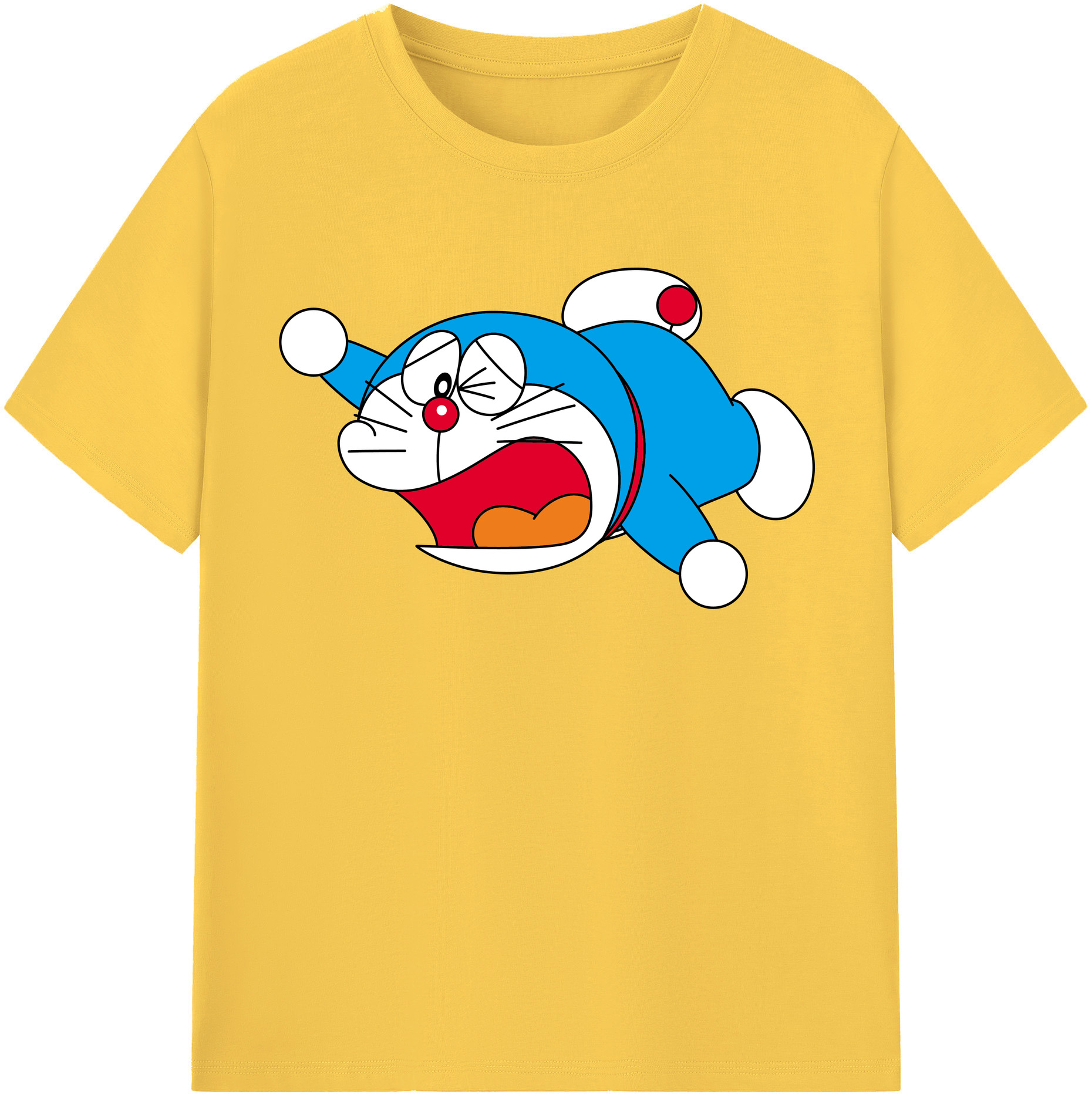 （画像用） ドラえもん Doraemon 綿100％半袖Tシャツ（フロントプリント）
