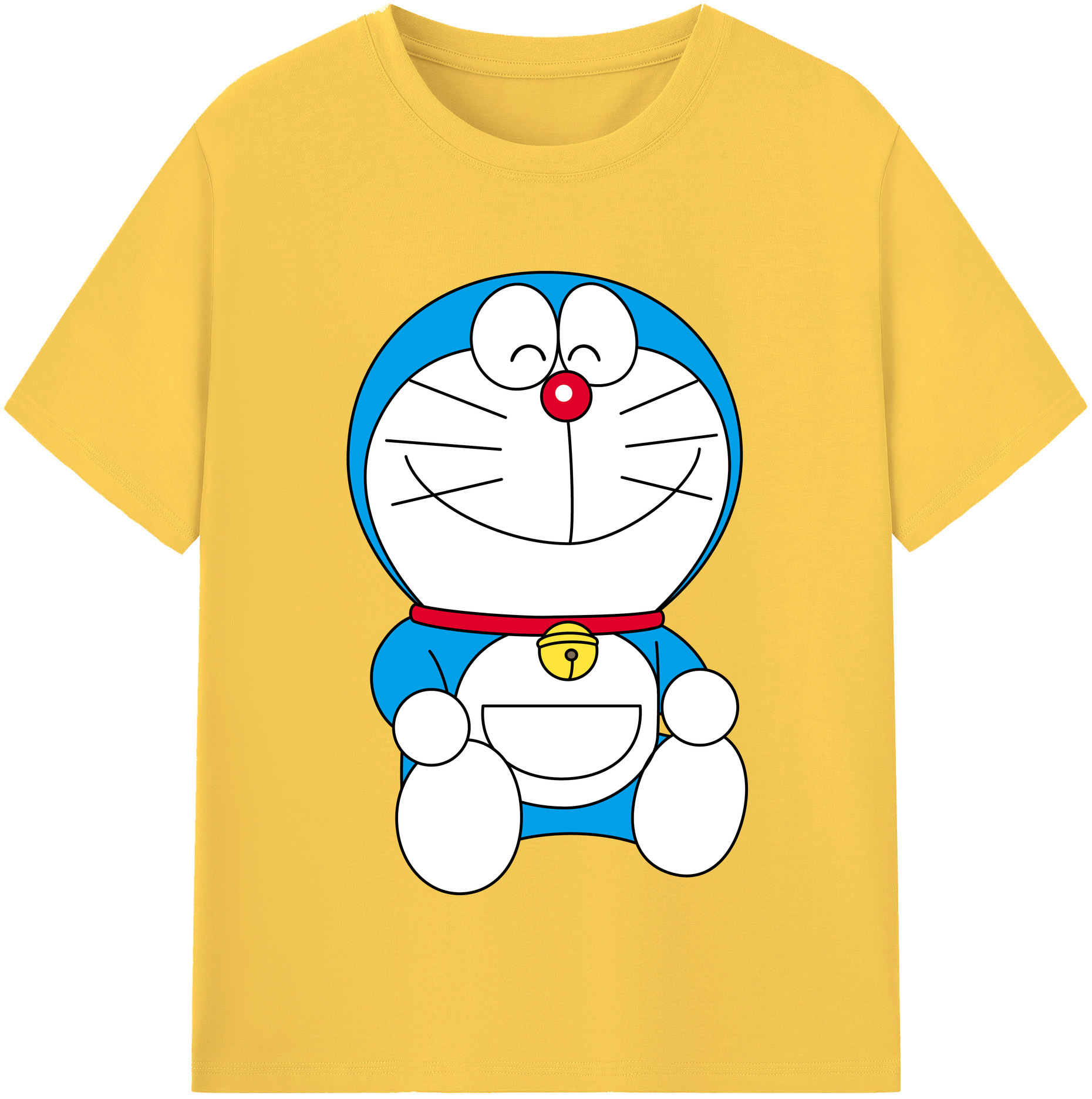（画像用） ドラえもん Doraemon 綿100％半袖Tシャツ（フロントプリント）