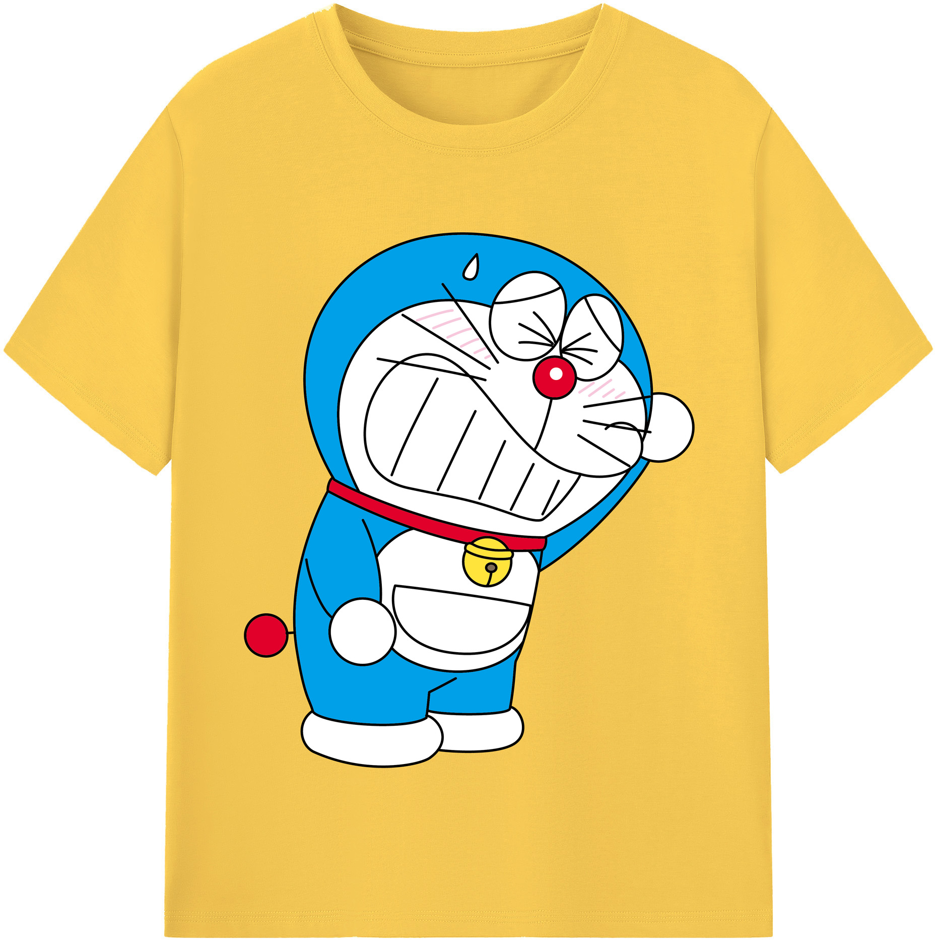 （画像用） ドラえもん Doraemon 綿100％半袖Tシャツ（フロントプリント）