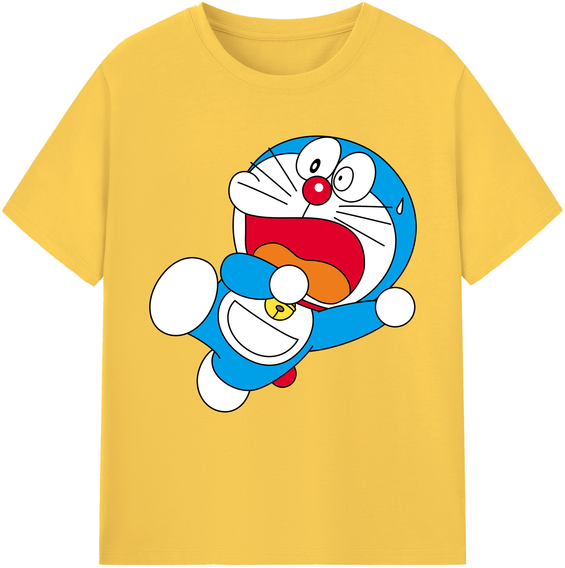 （画像用） ドラえもん Doraemon 綿100％半袖Tシャツ（フロントプリント）