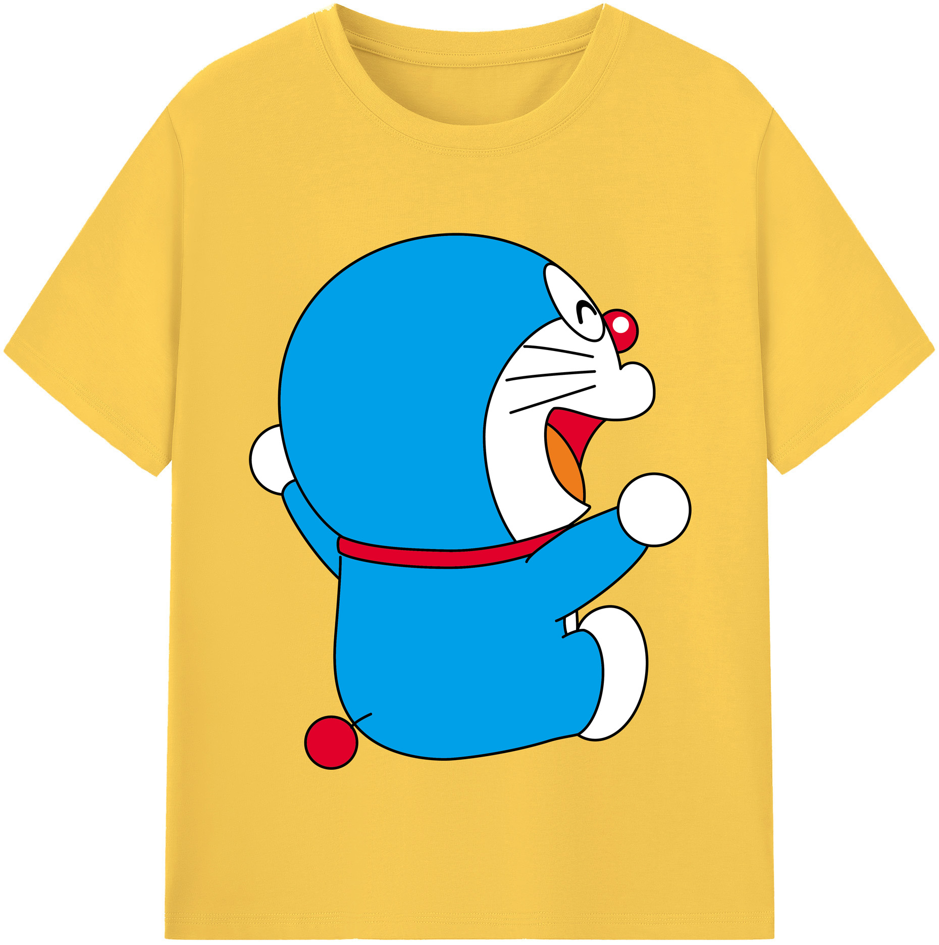 （画像用） ドラえもん Doraemon 綿100％半袖Tシャツ（フロントプリント）