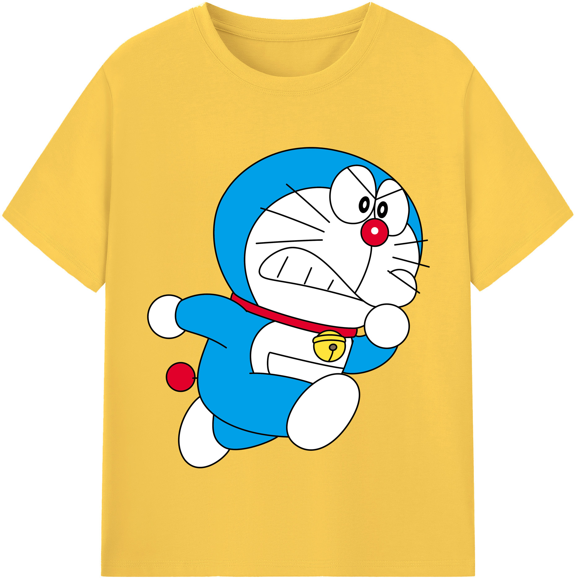 （画像用） ドラえもん Doraemon 綿100％半袖Tシャツ（フロントプリント）