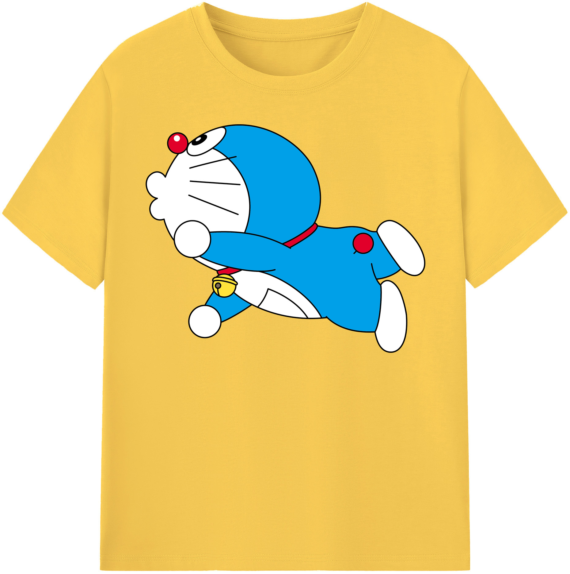 （画像用） ドラえもん Doraemon 綿100％半袖Tシャツ（フロントプリント）