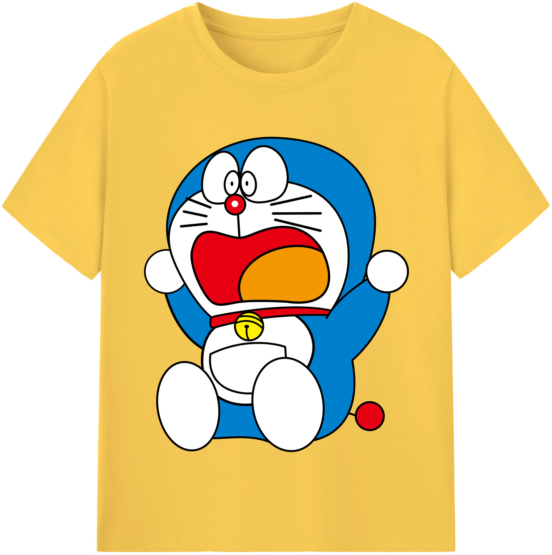 （画像用） ドラえもん Doraemon 綿100％半袖Tシャツ（フロントプリント）