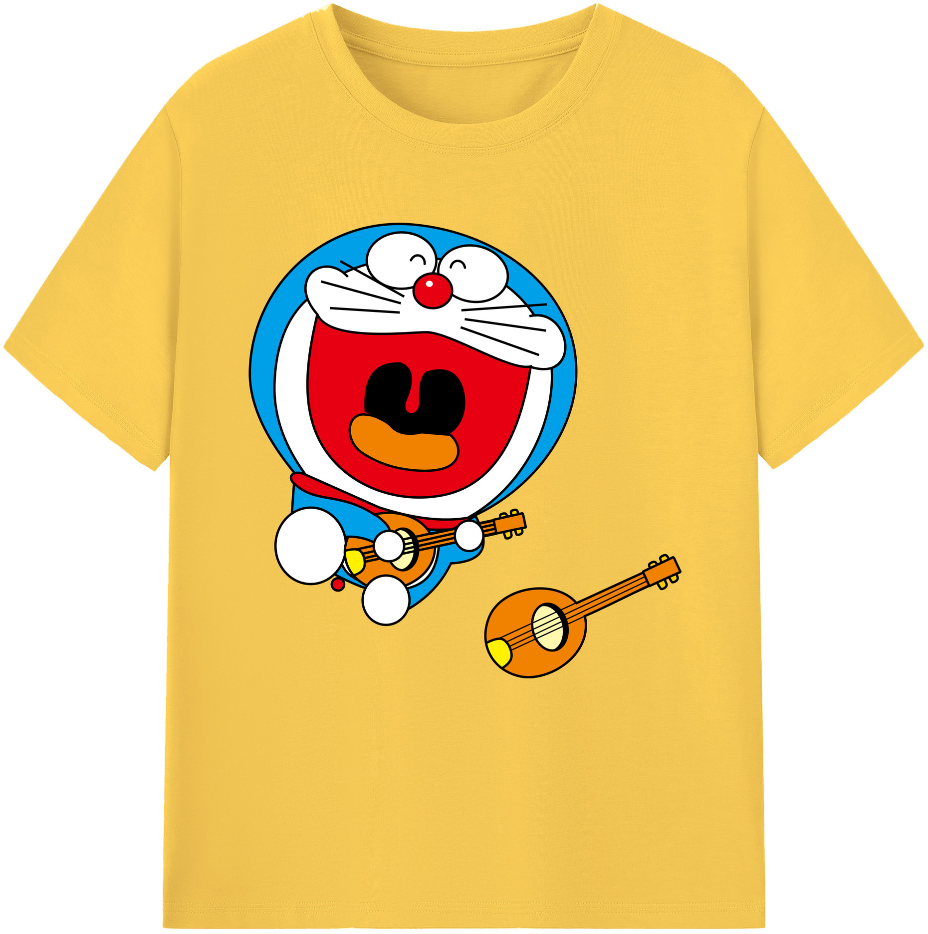 （画像用） ドラえもん Doraemon 綿100％半袖Tシャツ（フロントプリント）