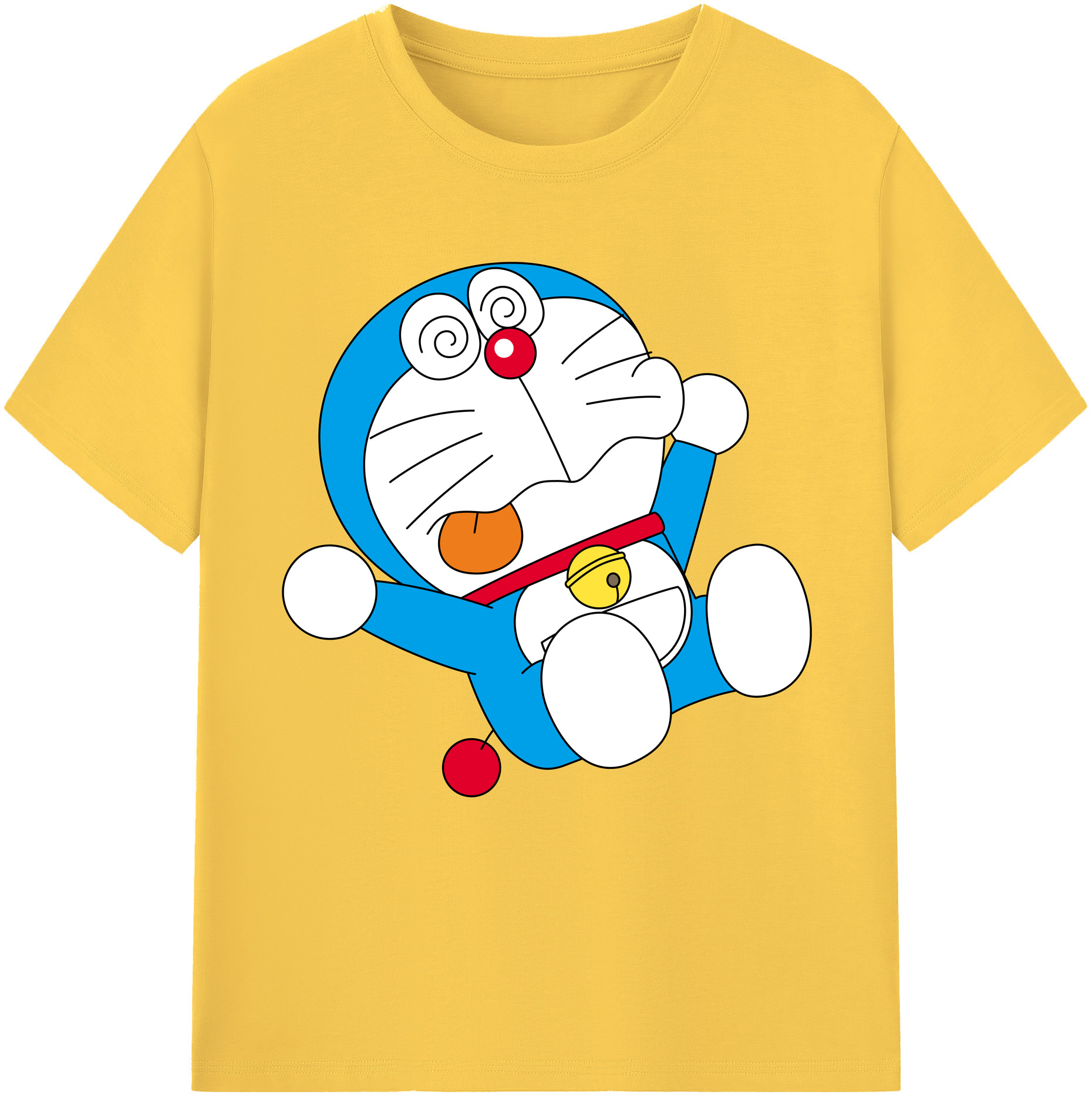 （画像用） ドラえもん Doraemon 綿100％半袖Tシャツ（フロントプリント）