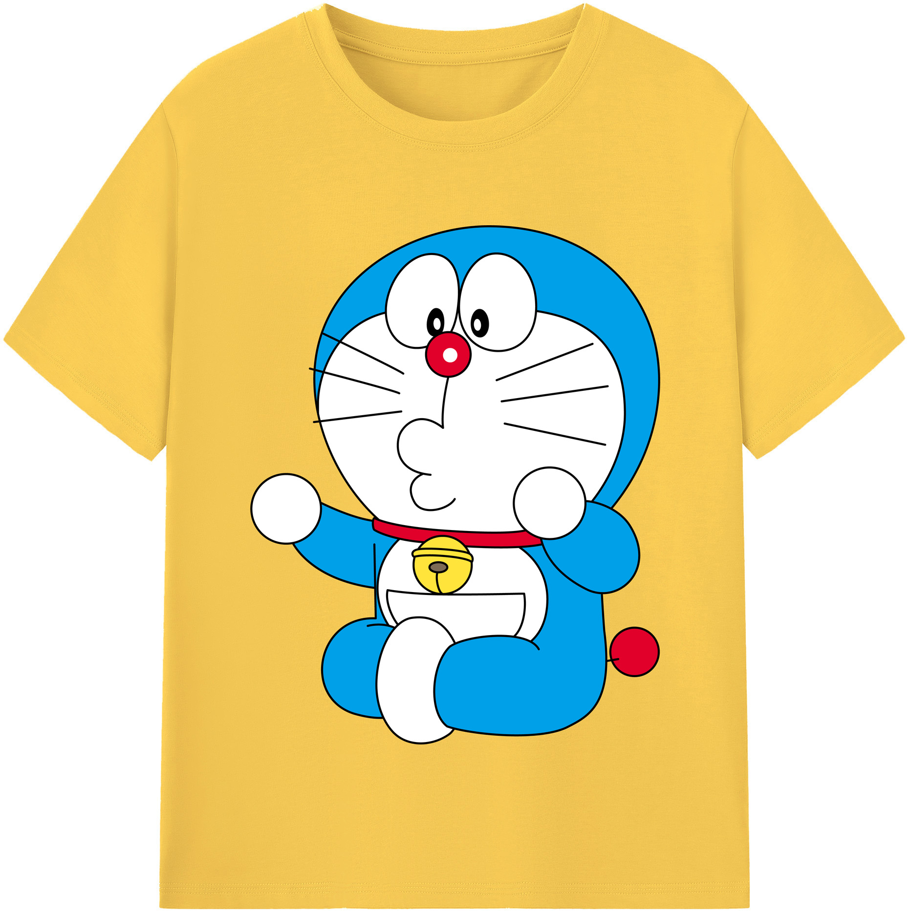 （画像用） ドラえもん Doraemon 綿100％半袖Tシャツ（フロントプリント）
