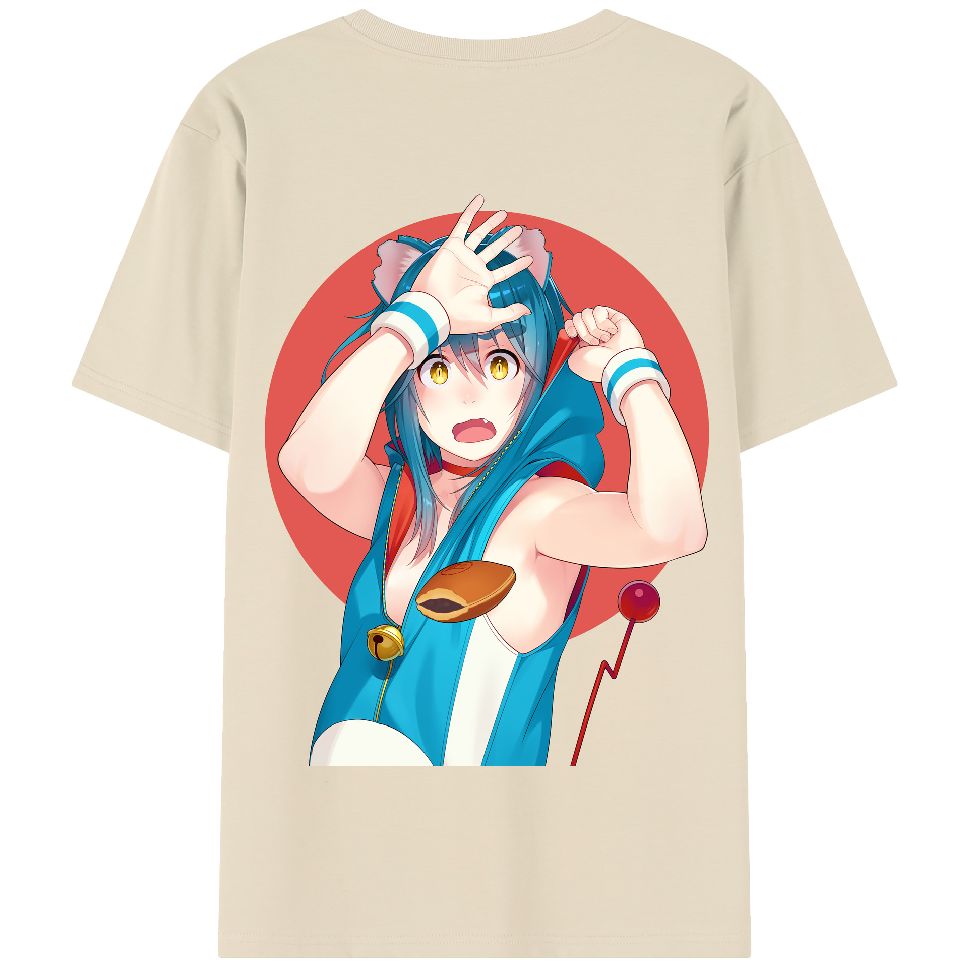 （画像用） ドラえもん Doraemon 綿100％半袖Tシャツ（背面プリント）