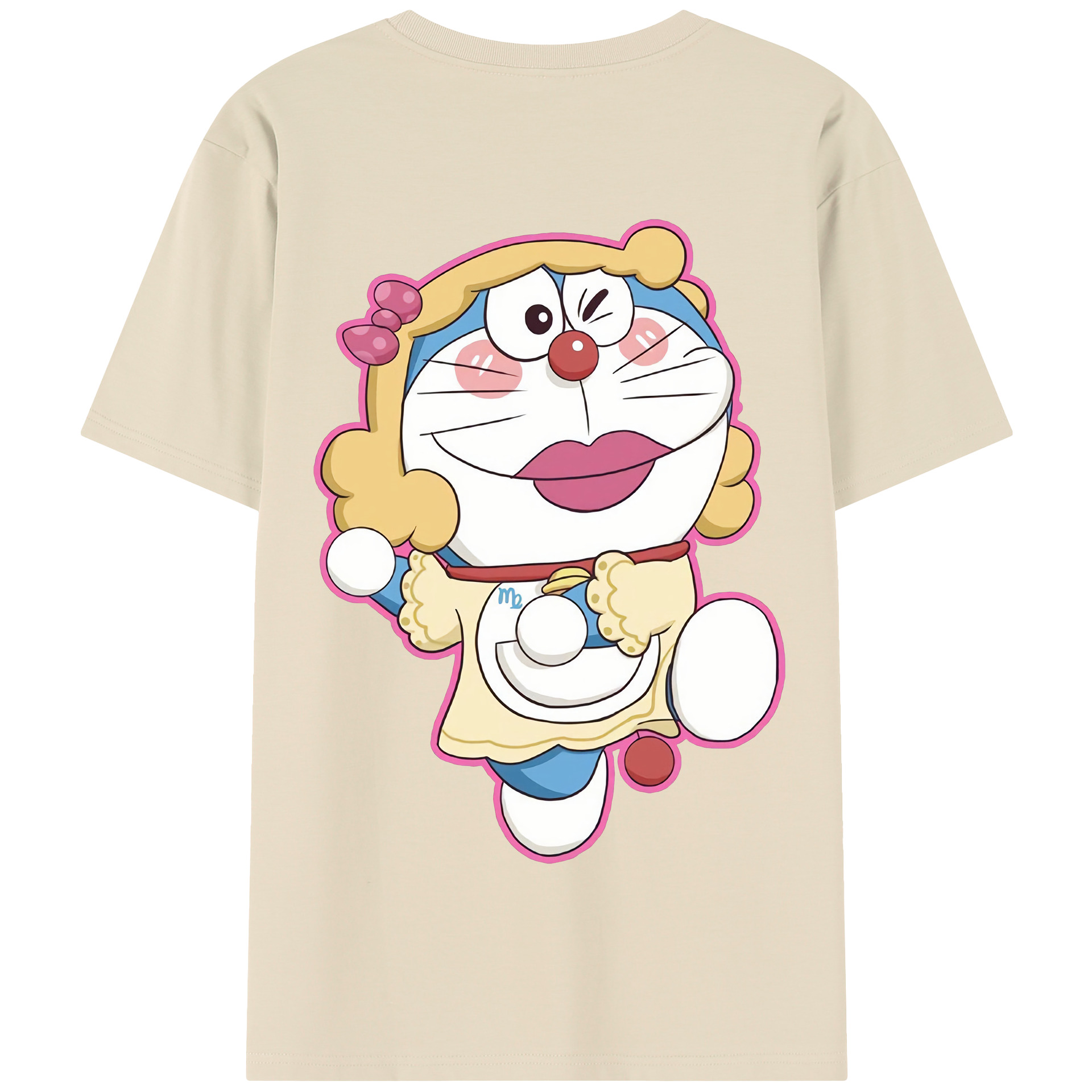 （画像用） ドラえもん Doraemon 綿100％半袖Tシャツ（背面プリント）