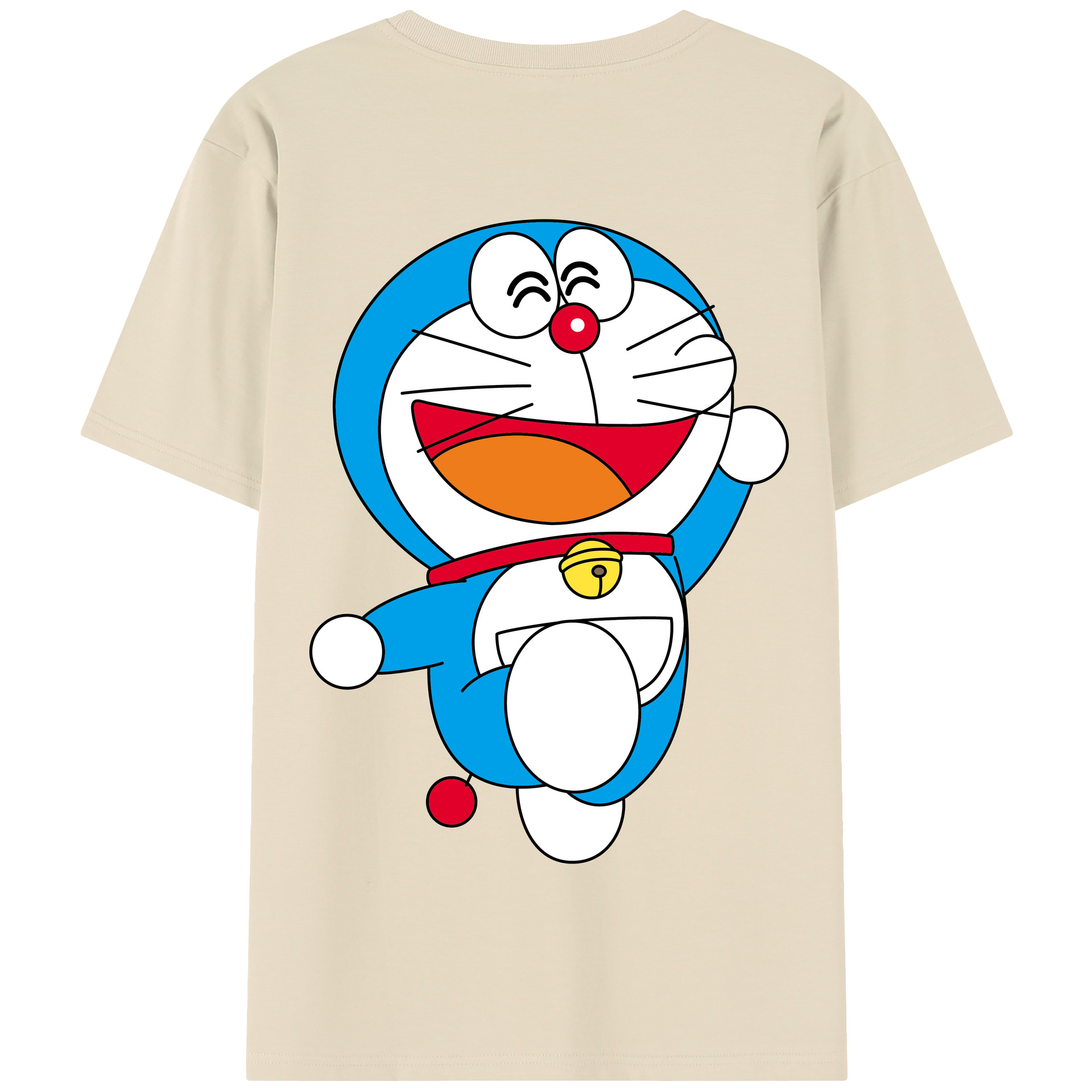 （画像用） ドラえもん Doraemon 綿100％半袖Tシャツ（背面プリント）