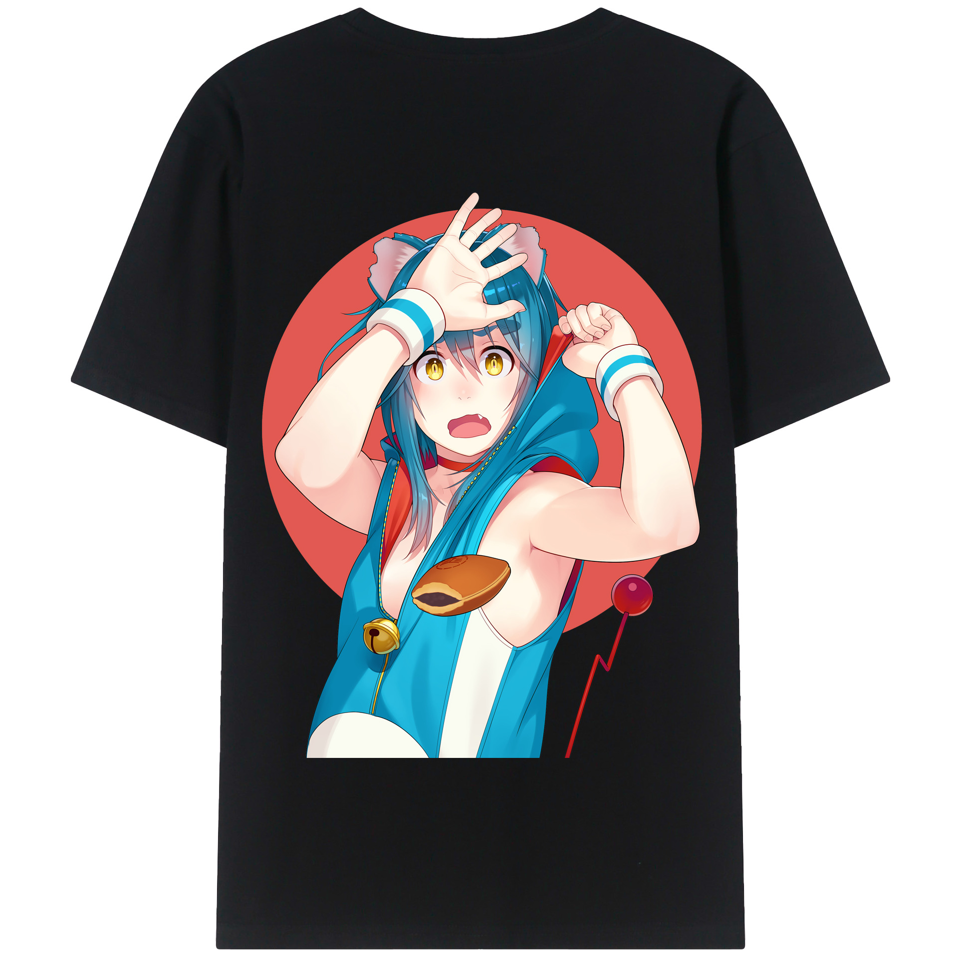（画像用） ドラえもん Doraemon 綿100％半袖Tシャツ（背面プリント）