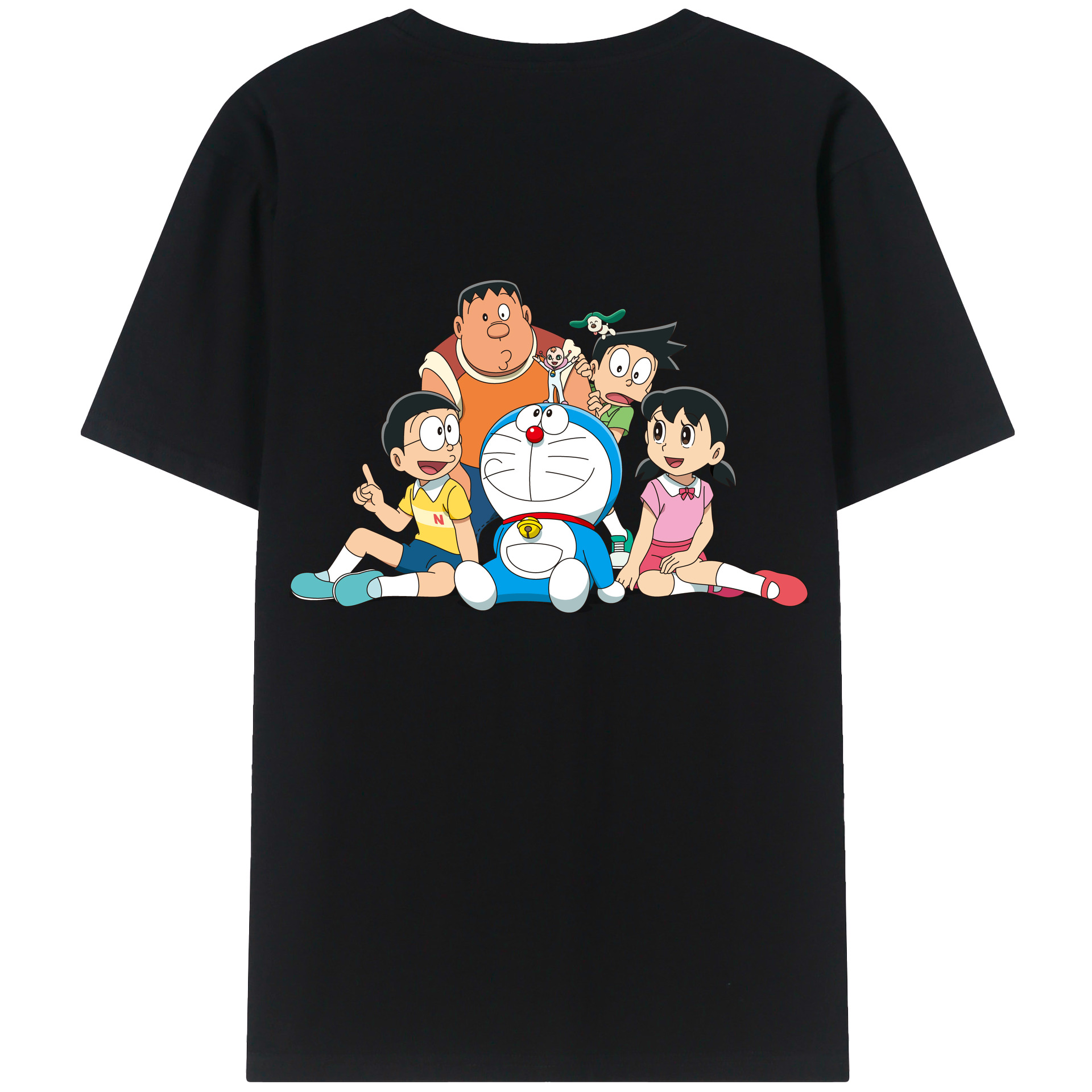（画像用） ドラえもん Doraemon 綿100％半袖Tシャツ（背面プリント）
