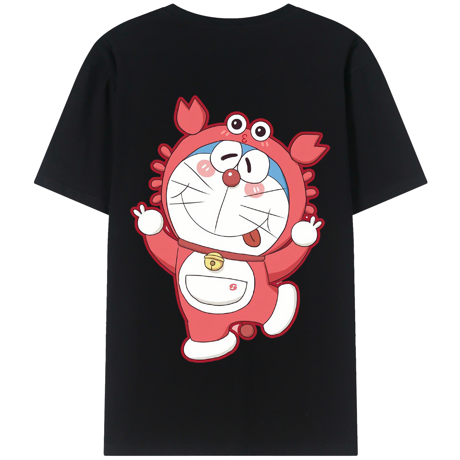 （画像用） ドラえもん Doraemon 綿100％半袖Tシャツ（背面プリント）