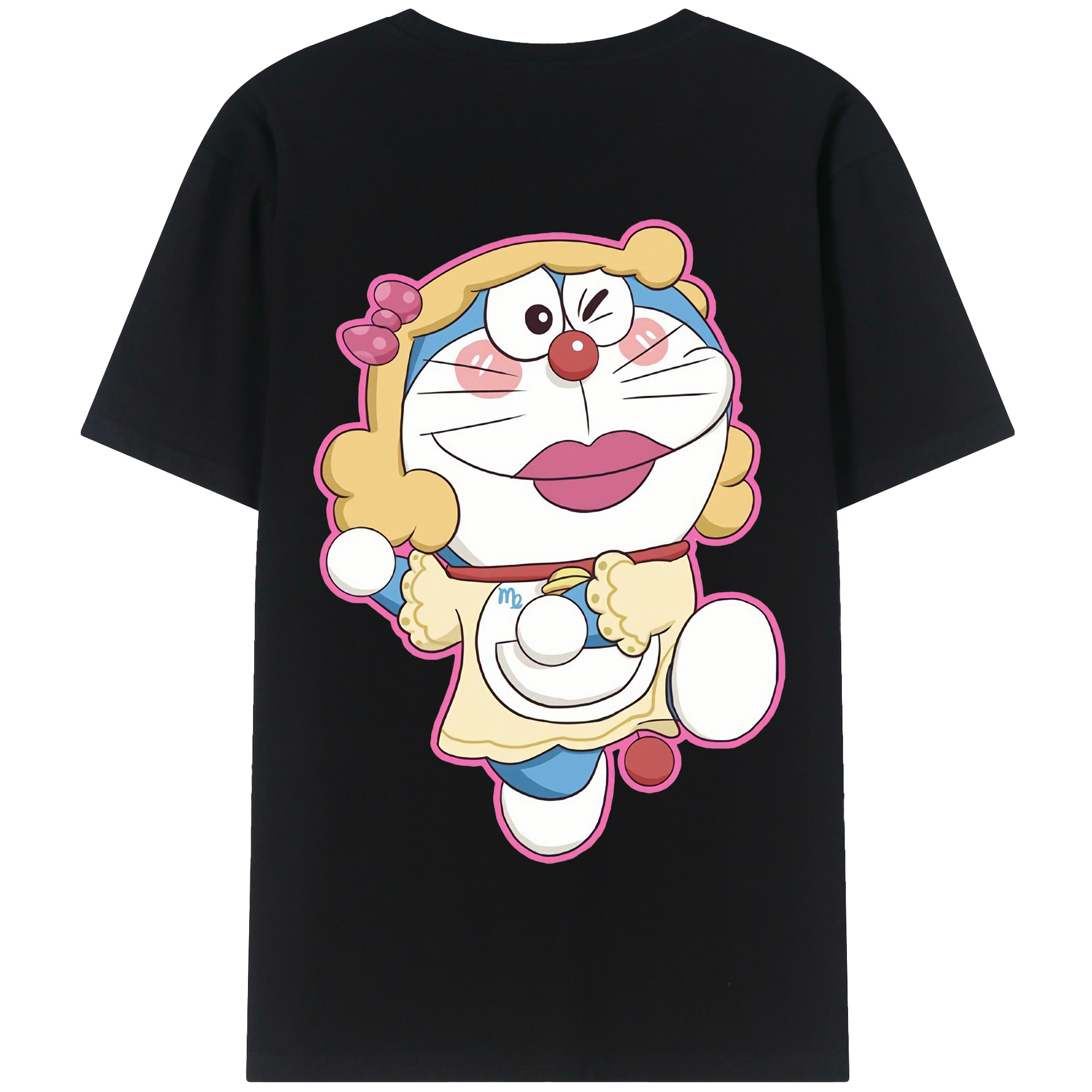（画像用） ドラえもん Doraemon 綿100％半袖Tシャツ（背面プリント）