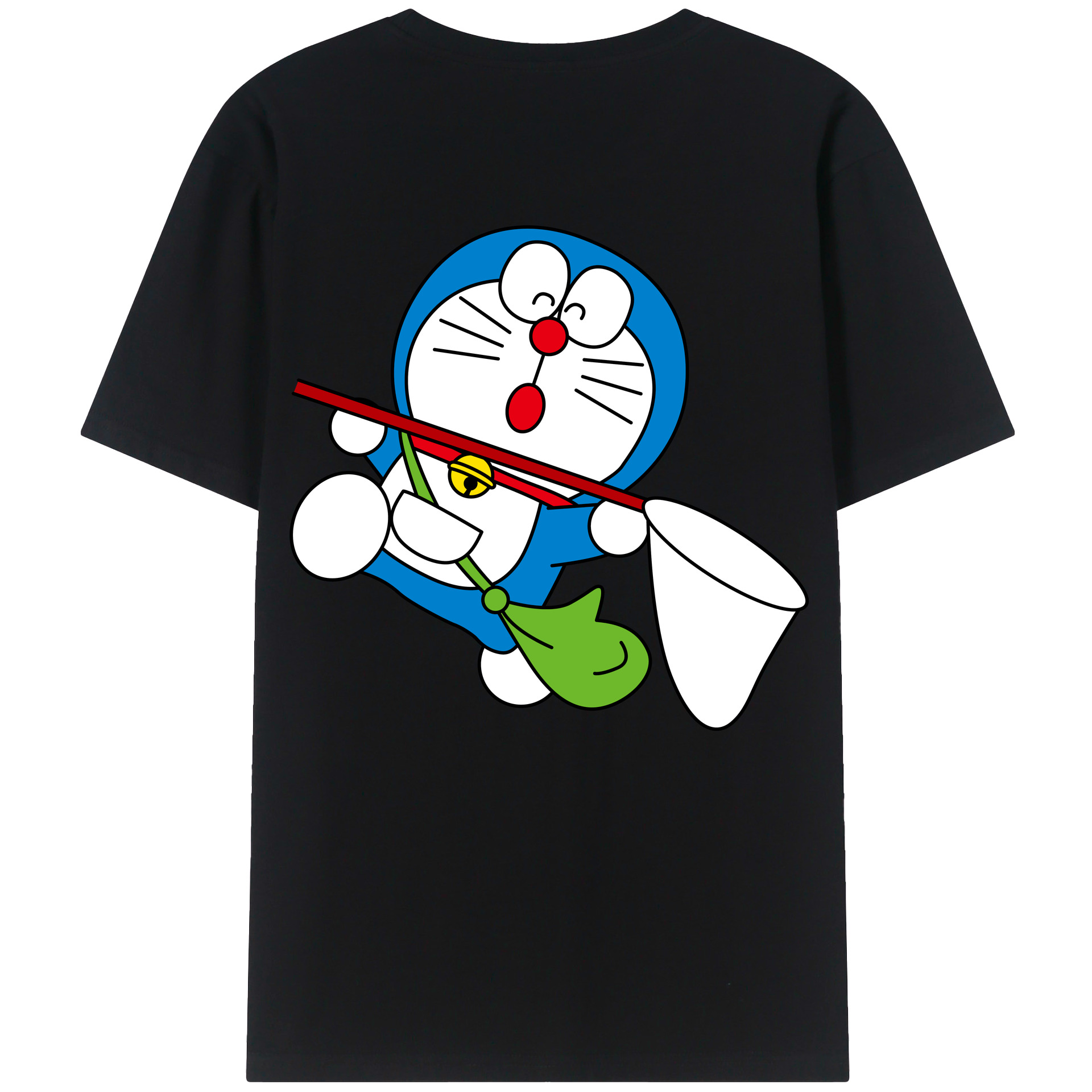 （画像用） ドラえもん Doraemon 綿100％半袖Tシャツ（背面プリント）
