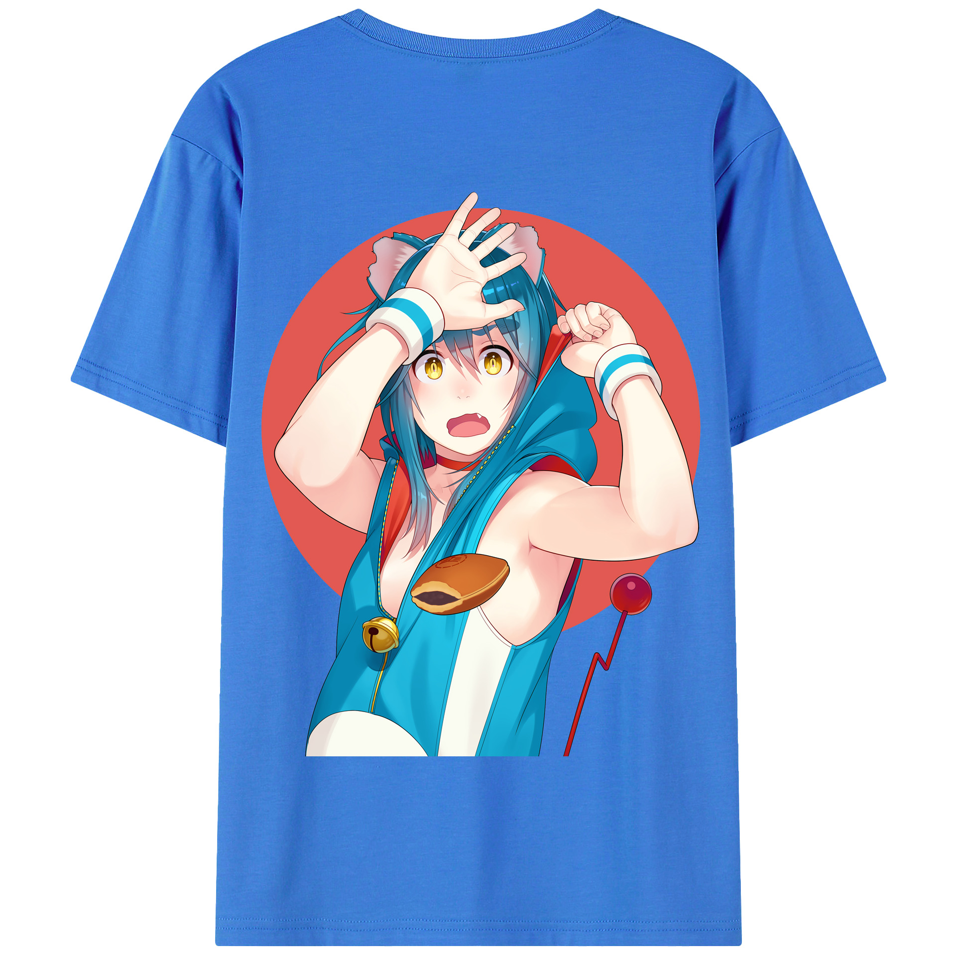 （画像用） ドラえもん Doraemon 綿100％半袖Tシャツ（背面プリント）