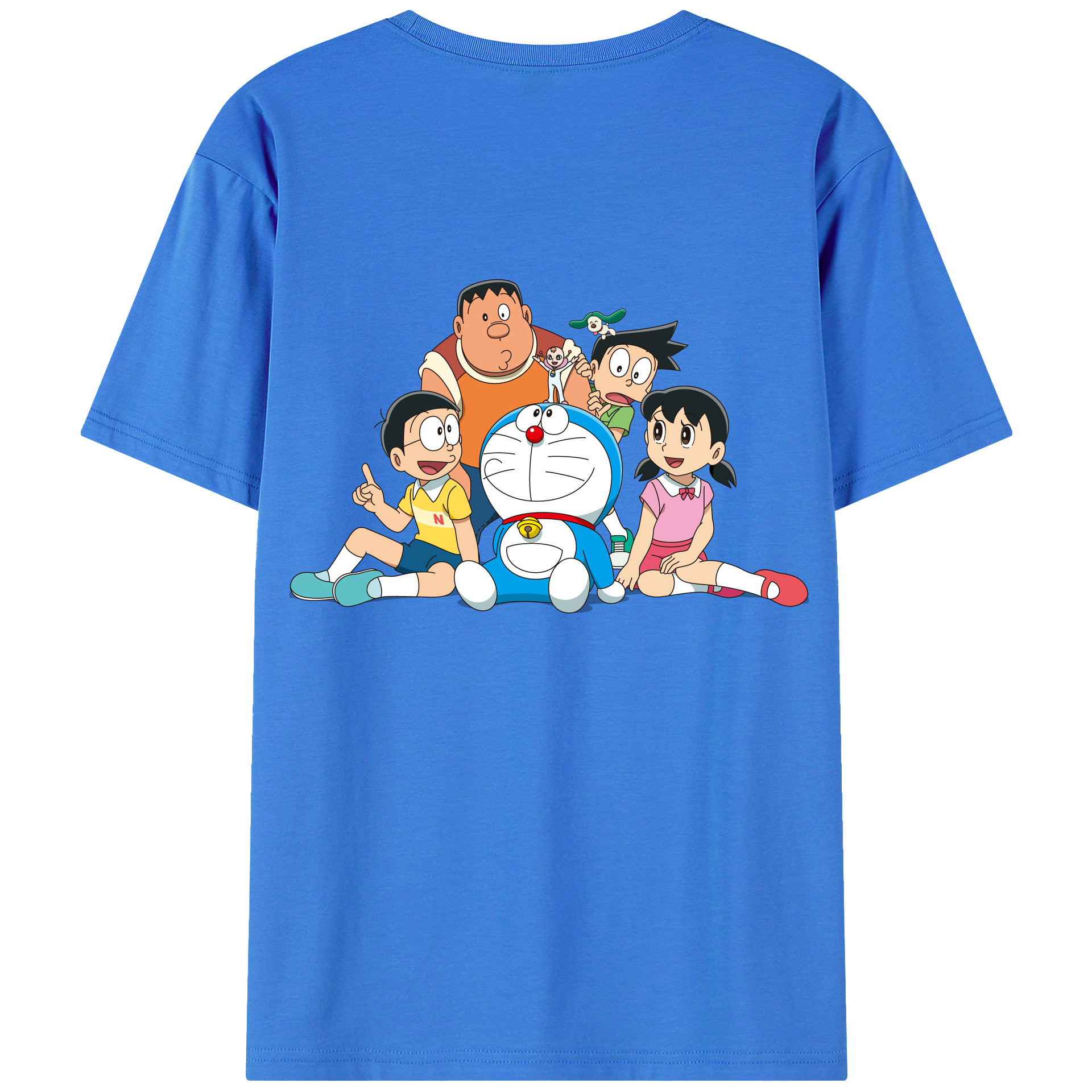 （画像用） ドラえもん Doraemon 綿100％半袖Tシャツ（背面プリント）
