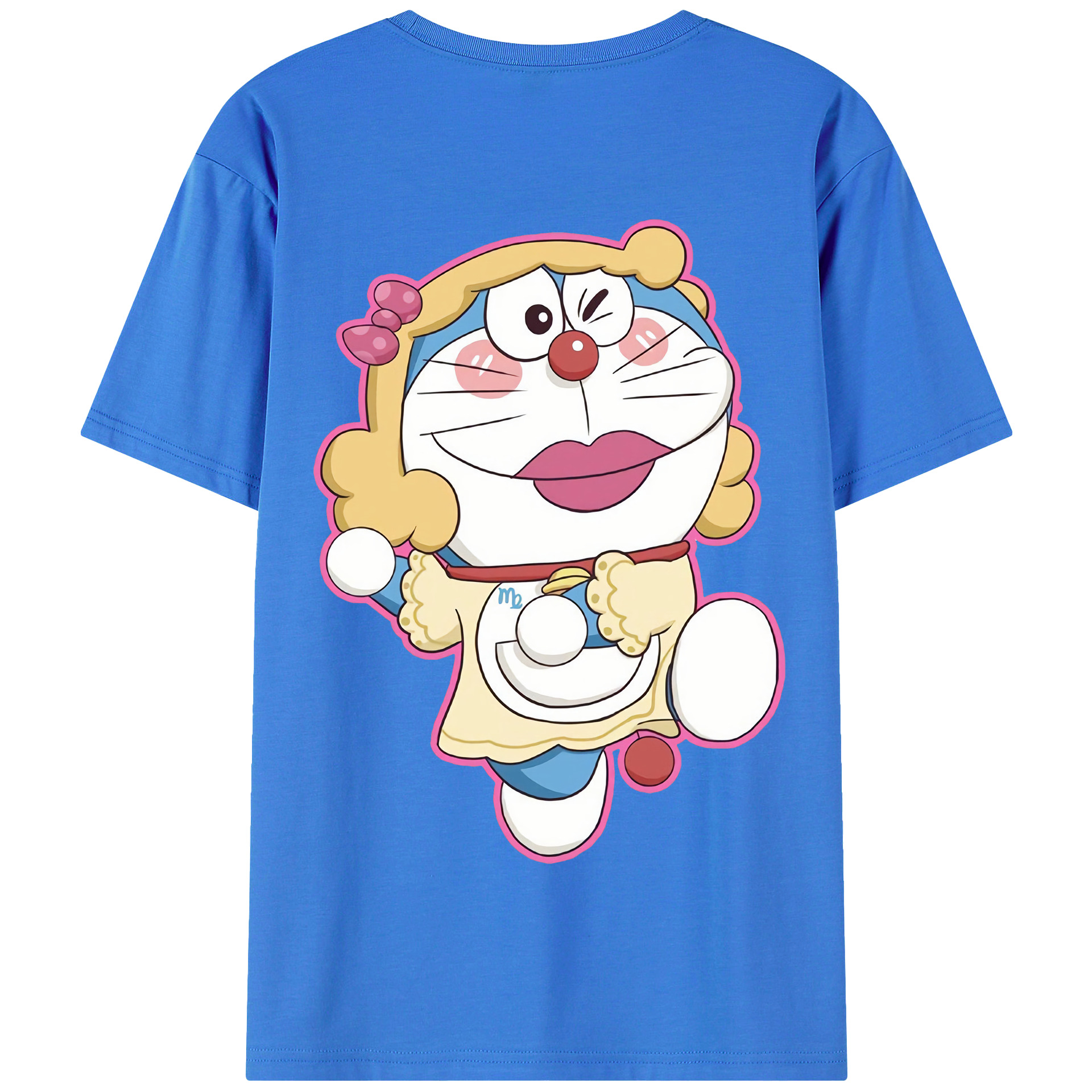 （画像用） ドラえもん Doraemon 綿100％半袖Tシャツ（背面プリント）