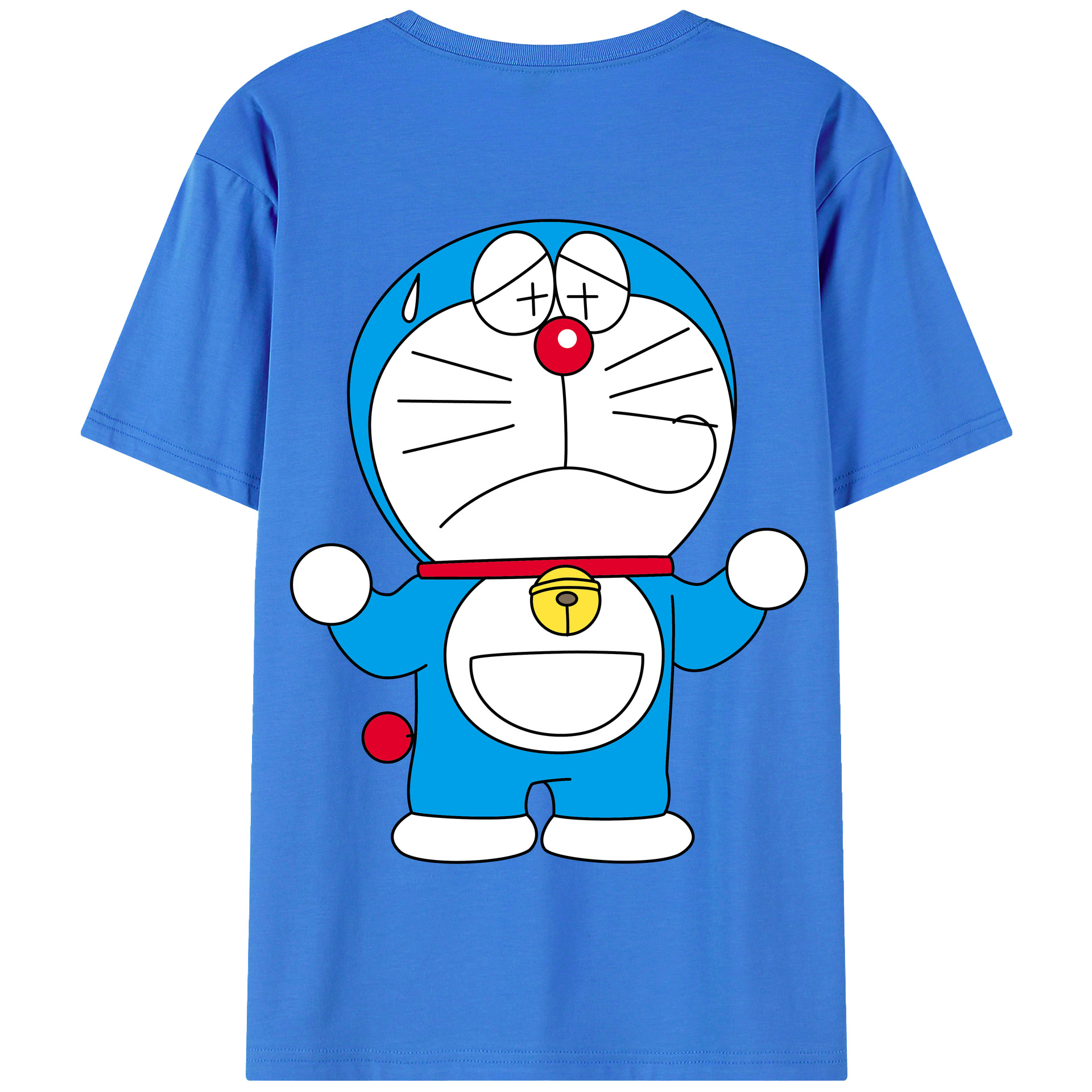 （画像用） ドラえもん Doraemon 綿100％半袖Tシャツ（背面プリント）