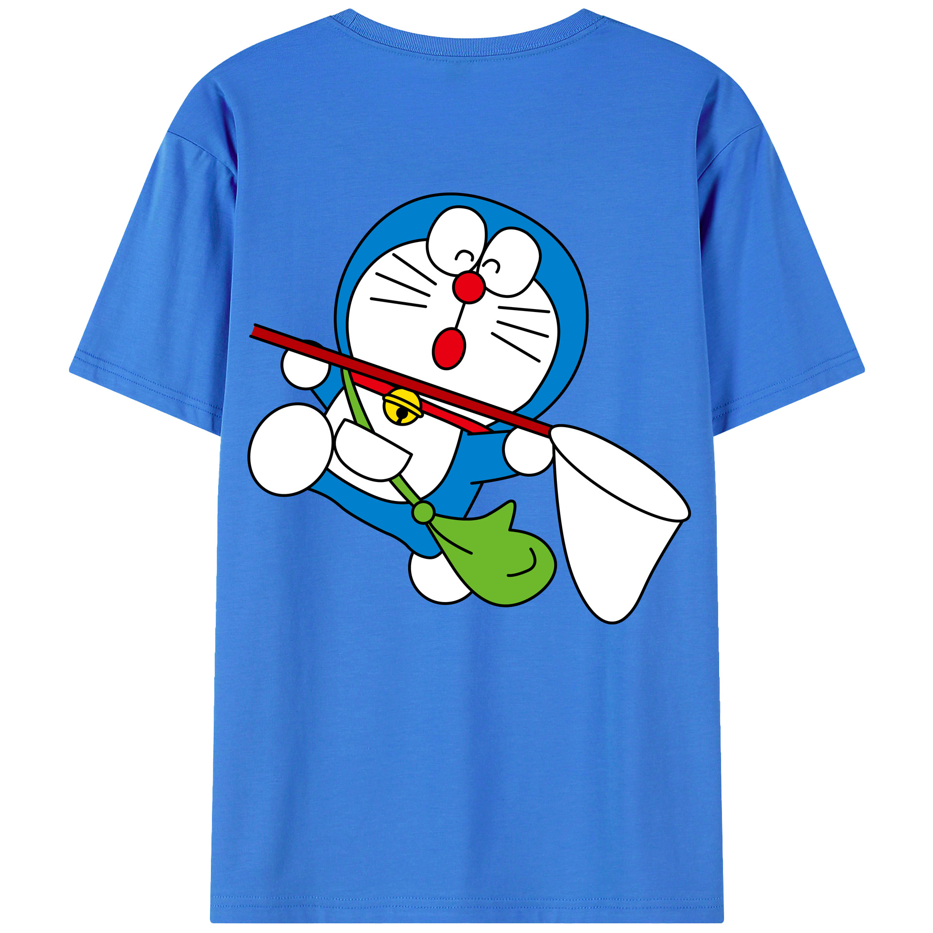 （画像用） ドラえもん Doraemon 綿100％半袖Tシャツ（背面プリント）