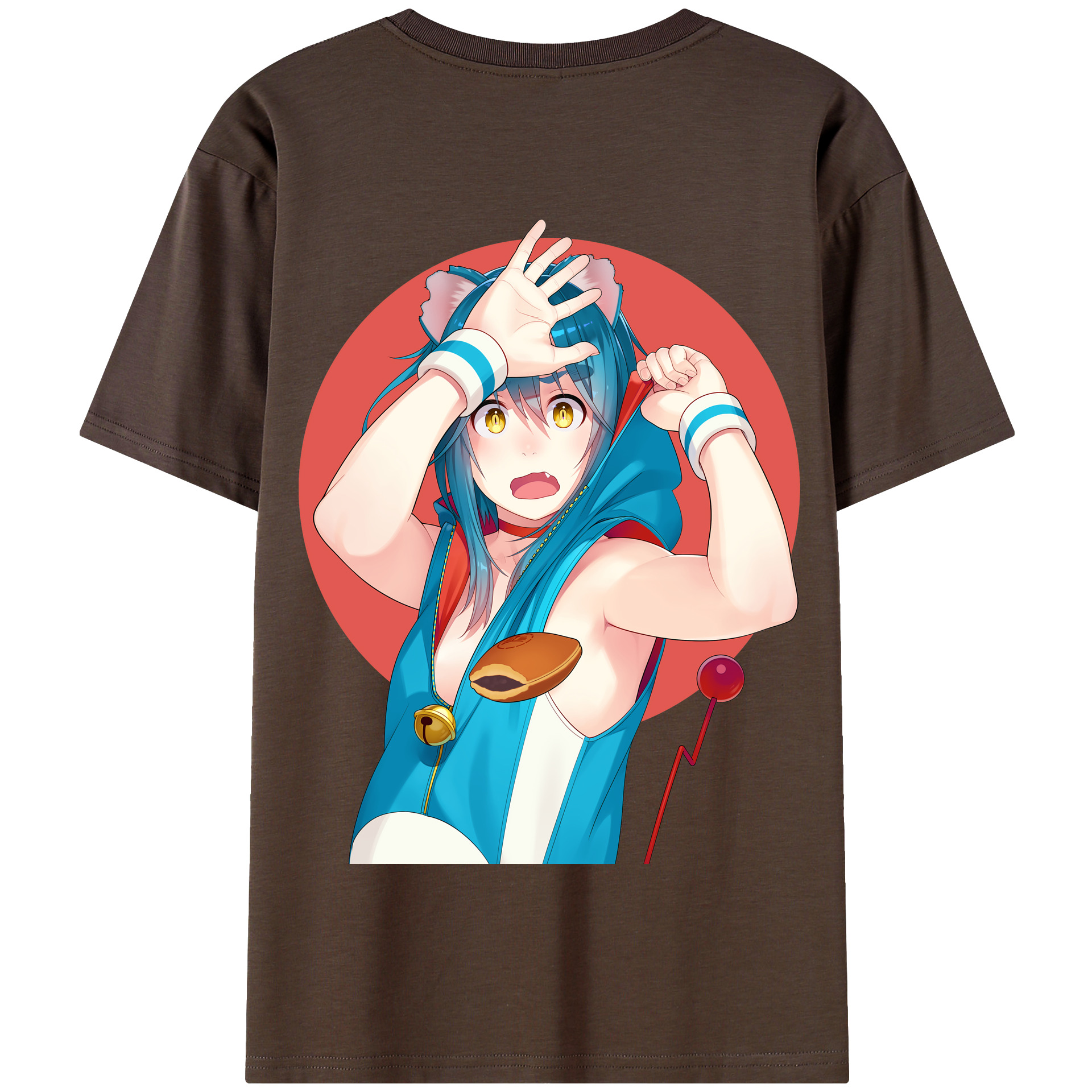 （画像用） ドラえもん Doraemon 綿100％半袖Tシャツ（背面プリント）