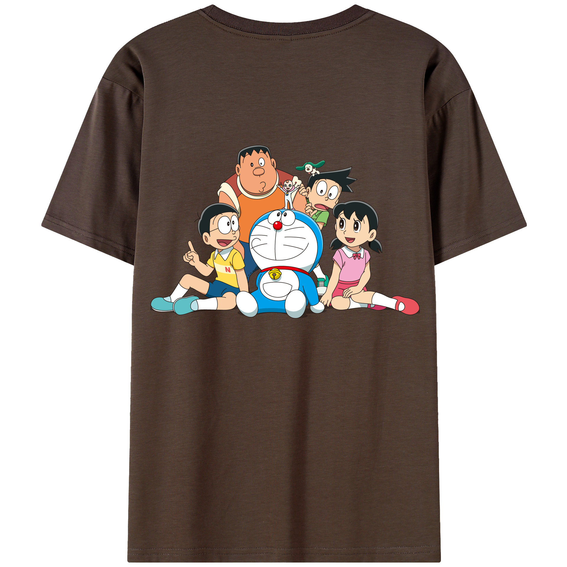（画像用） ドラえもん Doraemon 綿100％半袖Tシャツ（背面プリント）