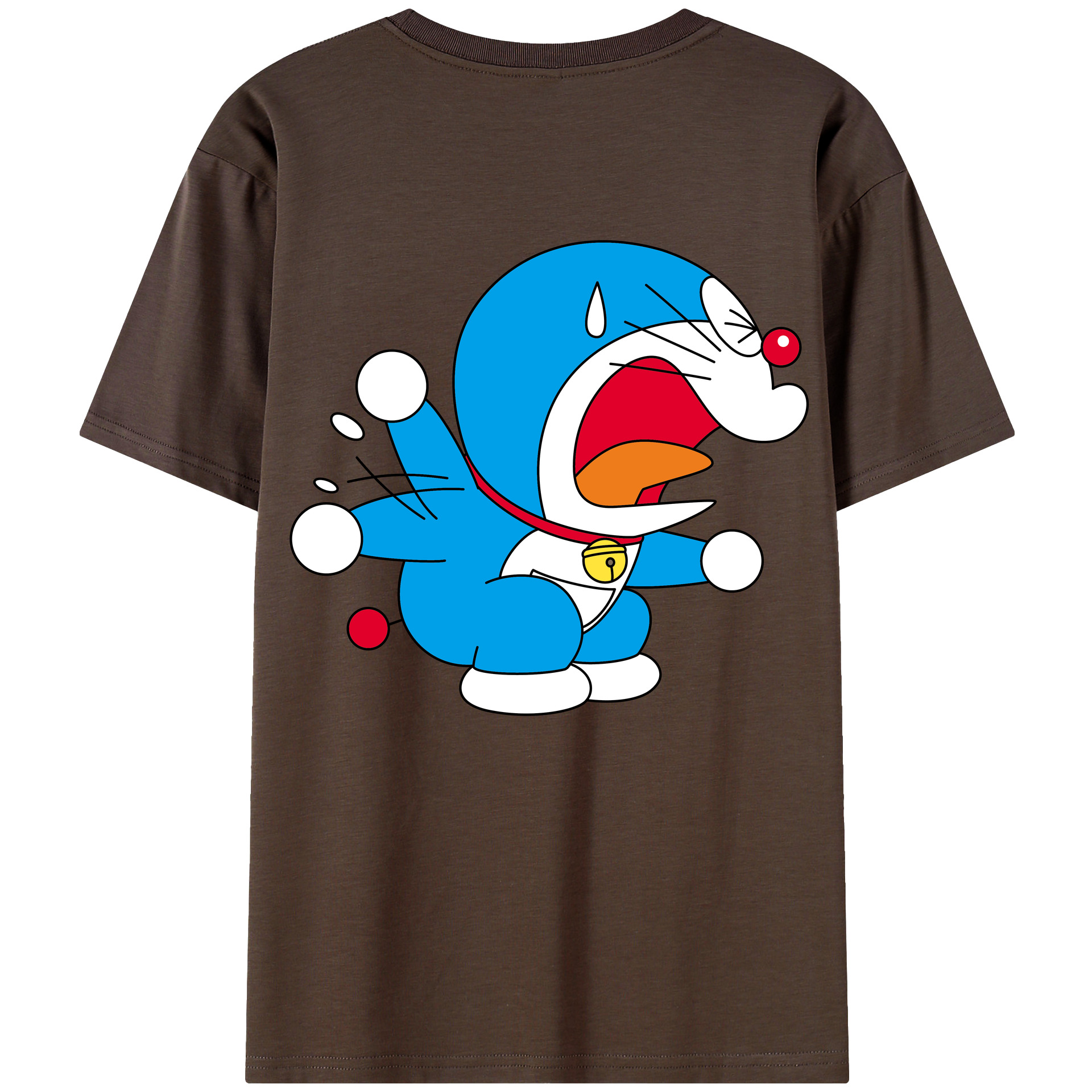 （画像用） ドラえもん Doraemon 綿100％半袖Tシャツ（背面プリント）