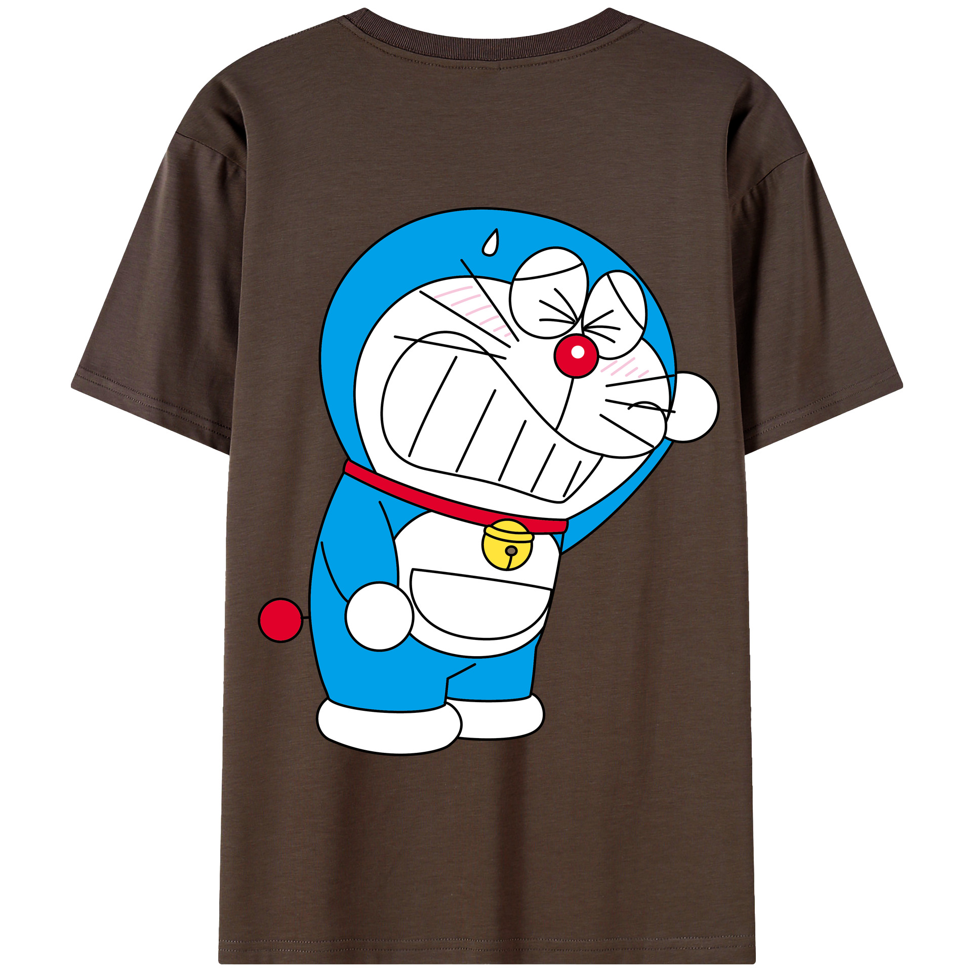 （画像用） ドラえもん Doraemon 綿100％半袖Tシャツ（背面プリント）