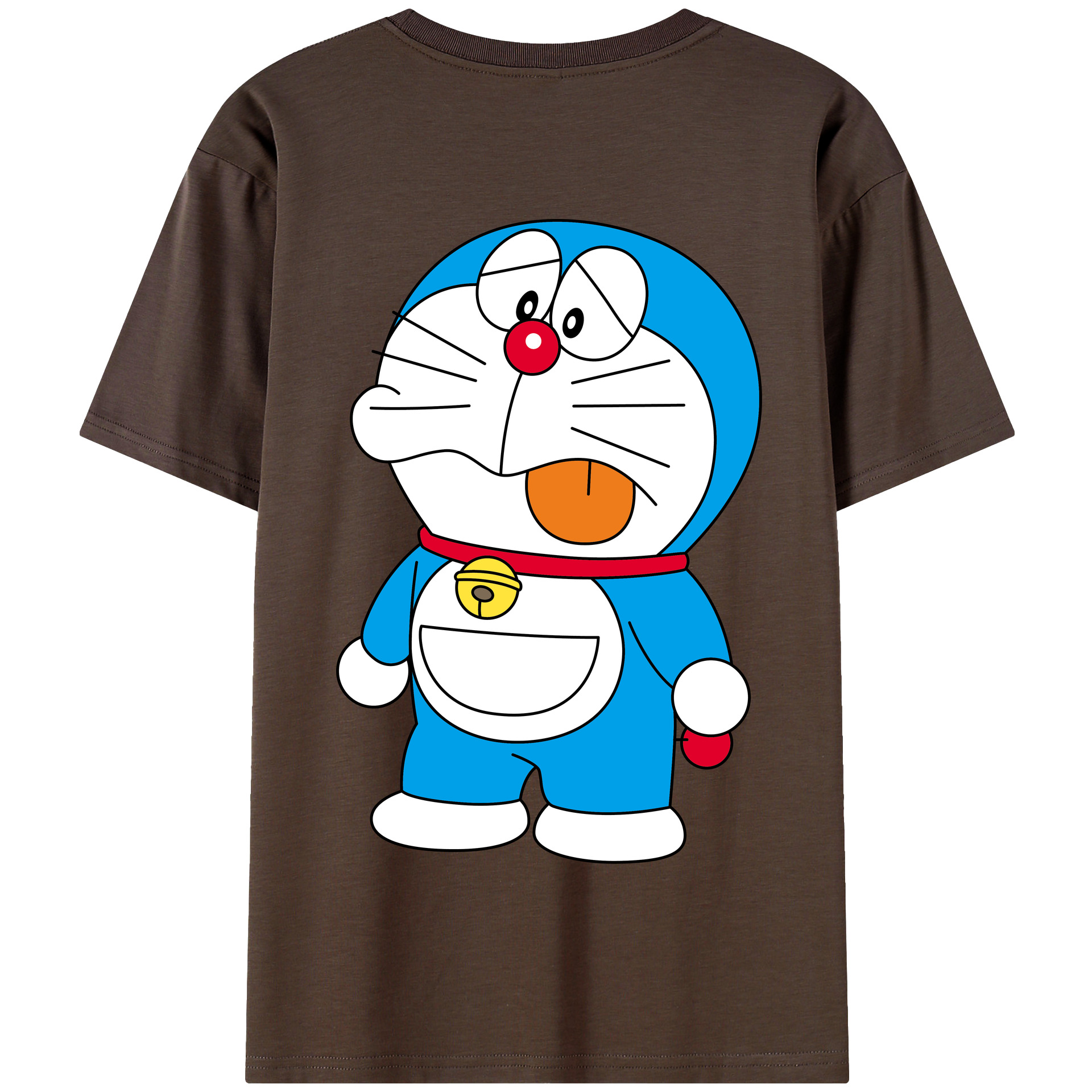 （画像用） ドラえもん Doraemon 綿100％半袖Tシャツ（背面プリント）