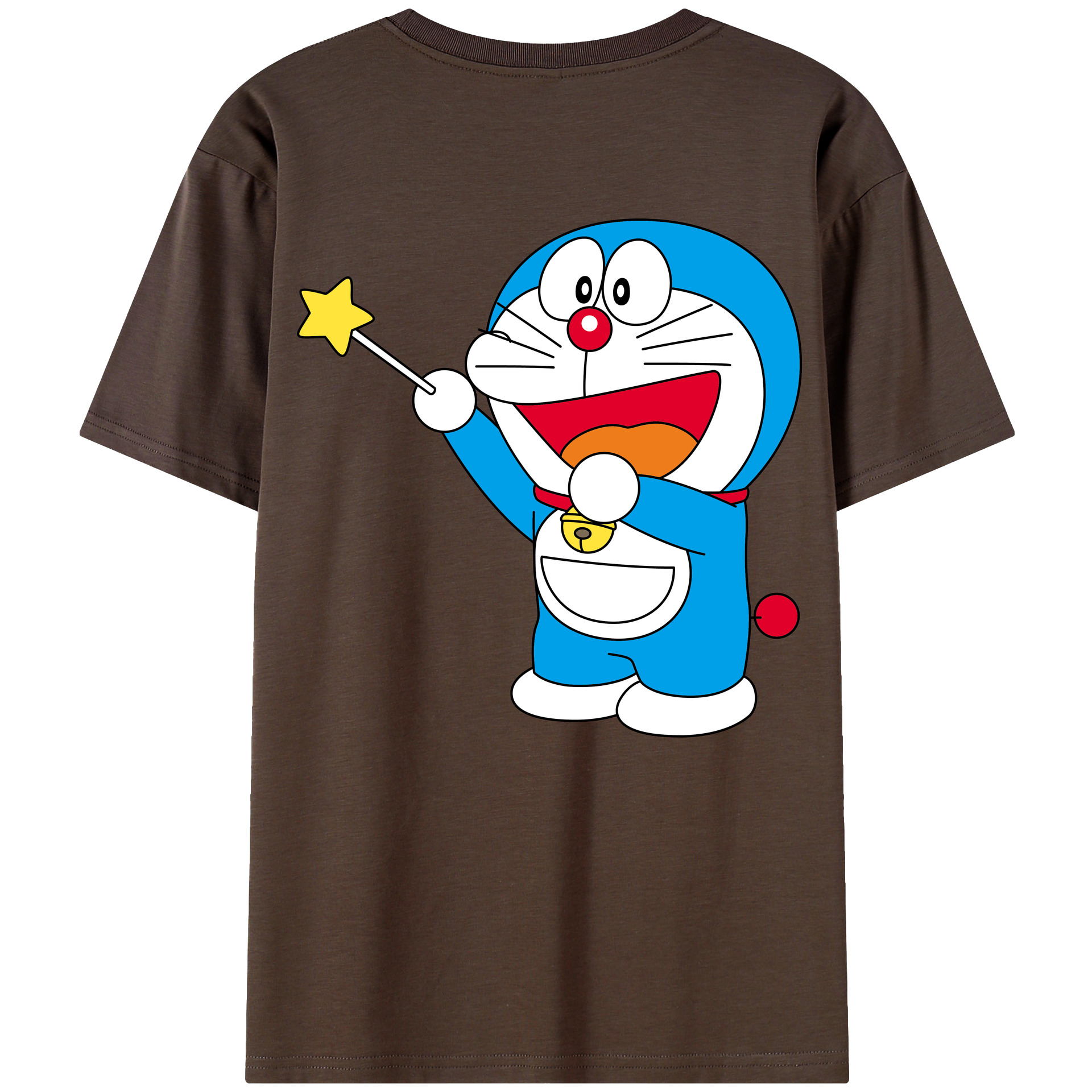 （画像用） ドラえもん Doraemon 綿100％半袖Tシャツ（背面プリント）