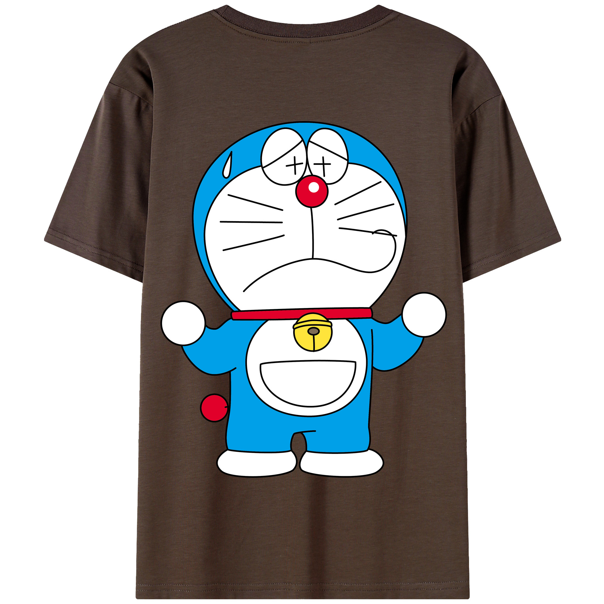 （画像用） ドラえもん Doraemon 綿100％半袖Tシャツ（背面プリント）