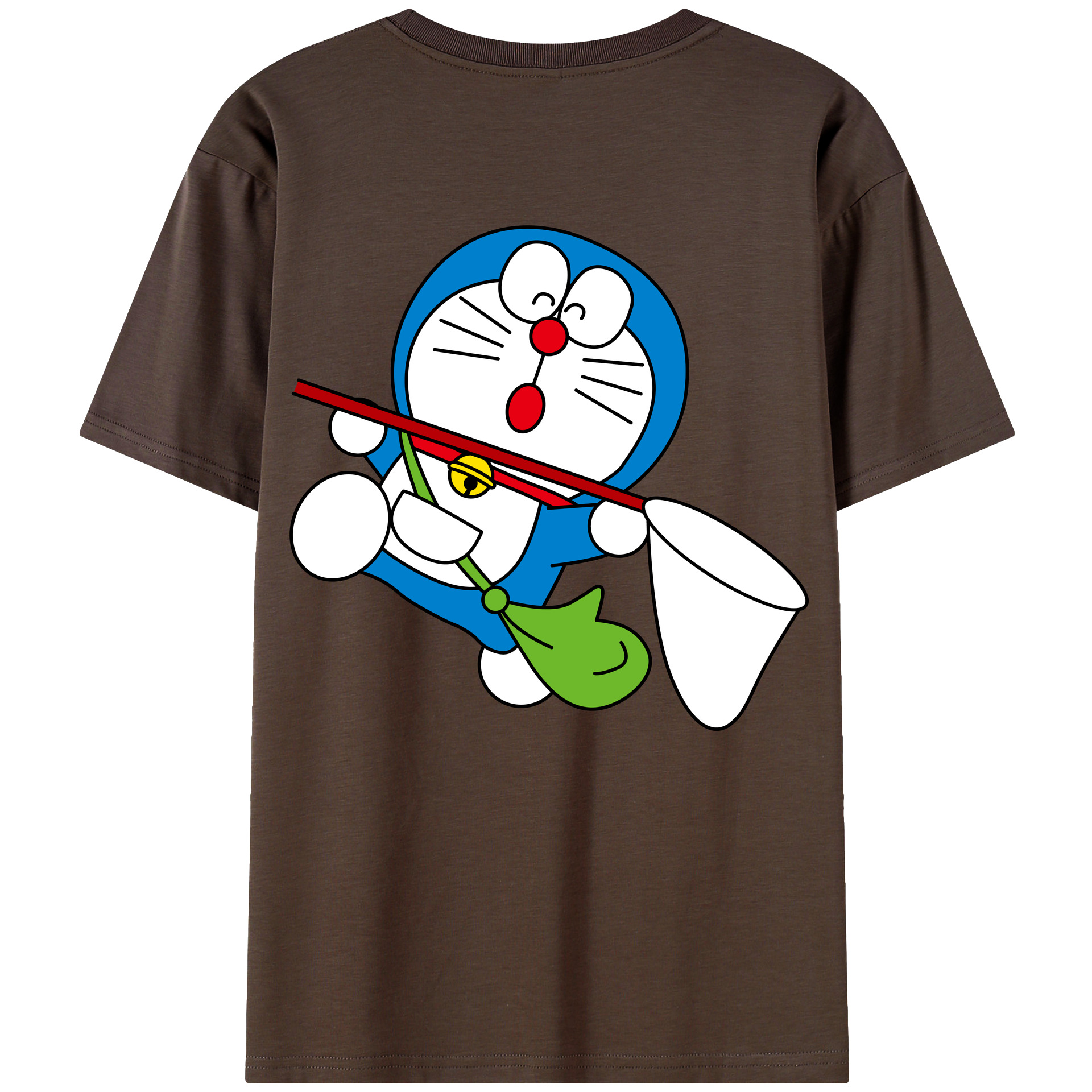 （画像用） ドラえもん Doraemon 綿100％半袖Tシャツ（背面プリント）