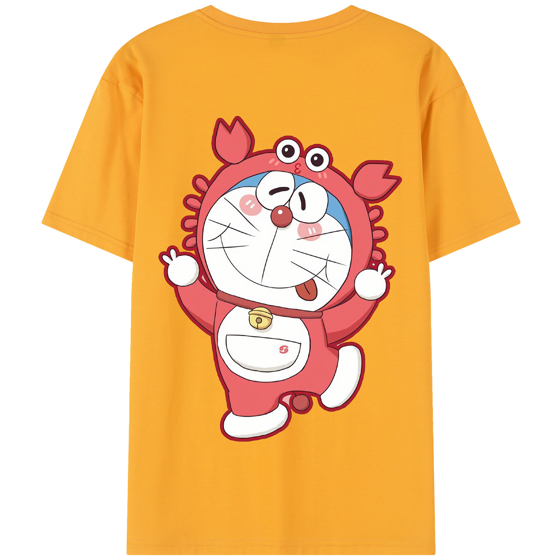 （画像用） ドラえもん Doraemon 綿100％半袖Tシャツ（背面プリント）