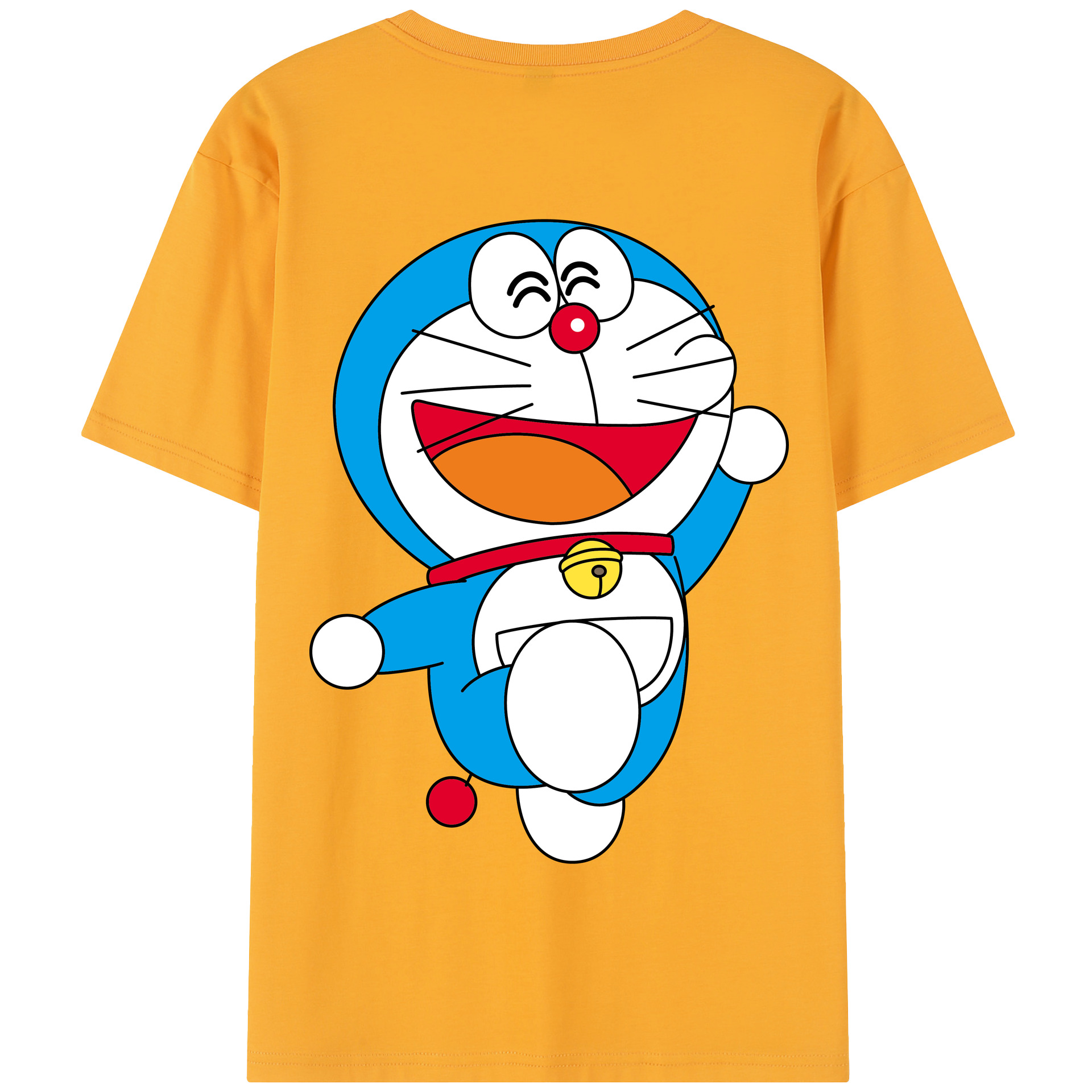 （画像用） ドラえもん Doraemon 綿100％半袖Tシャツ（背面プリント）