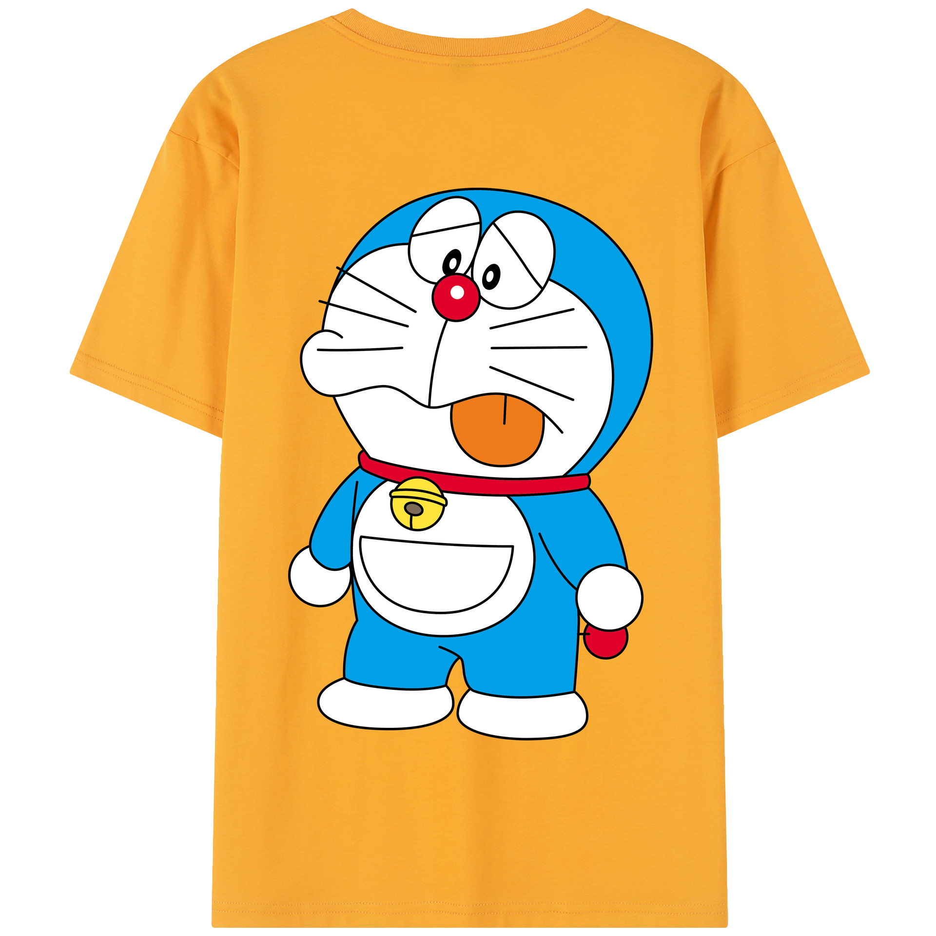 （画像用） ドラえもん Doraemon 綿100％半袖Tシャツ（背面プリント）