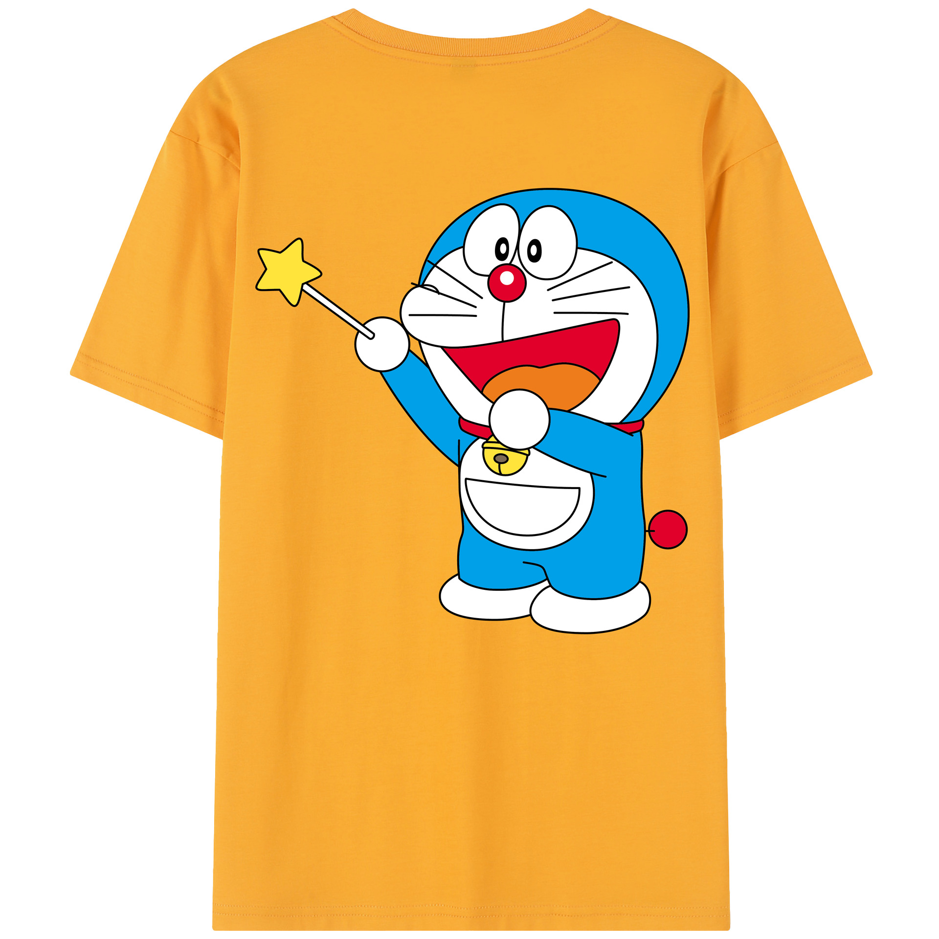 （画像用） ドラえもん Doraemon 綿100％半袖Tシャツ（背面プリント）