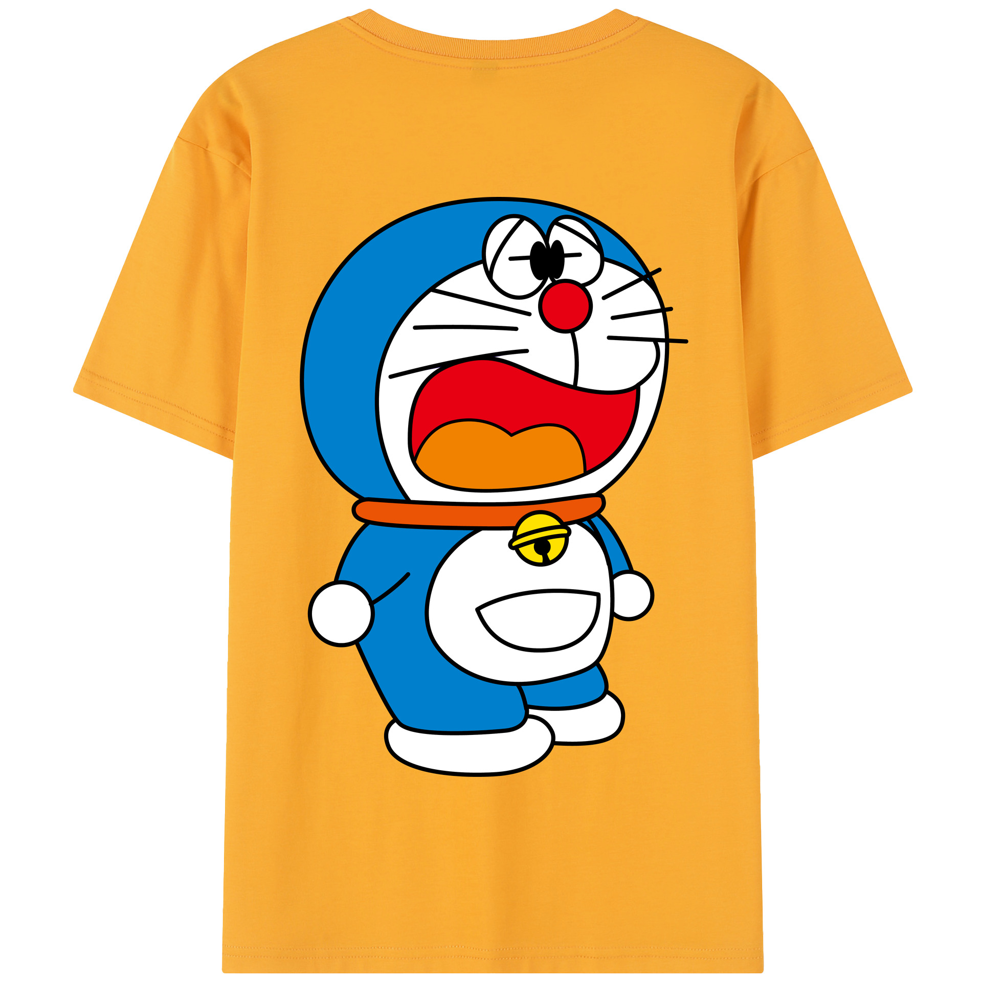 （画像用） ドラえもん Doraemon 綿100％半袖Tシャツ（背面プリント）
