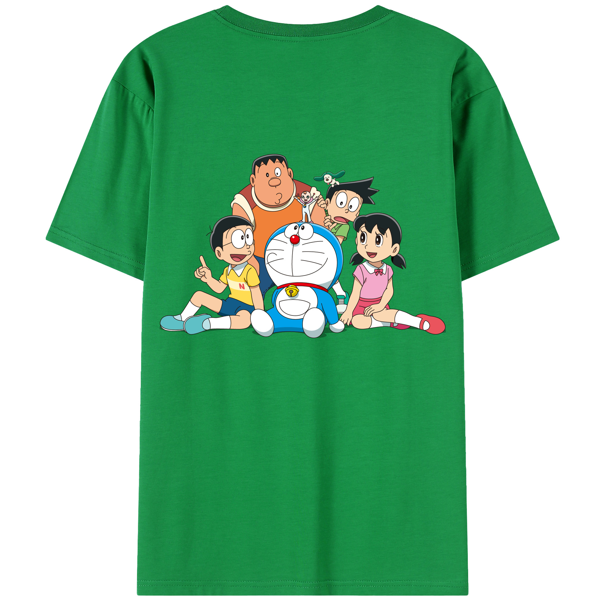 （画像用） ドラえもん Doraemon 綿100％半袖Tシャツ（背面プリント）