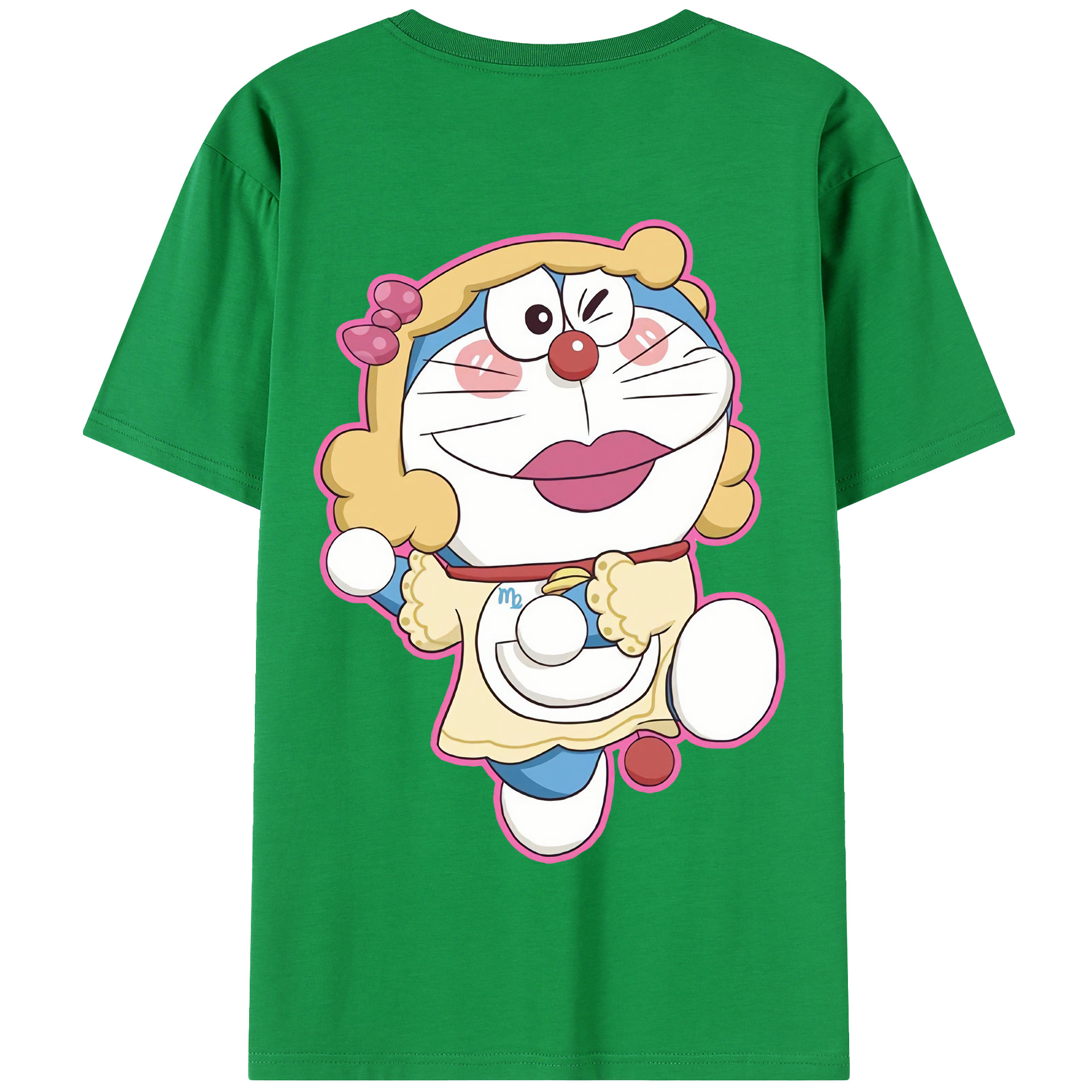 （画像用） ドラえもん Doraemon 綿100％半袖Tシャツ（背面プリント）