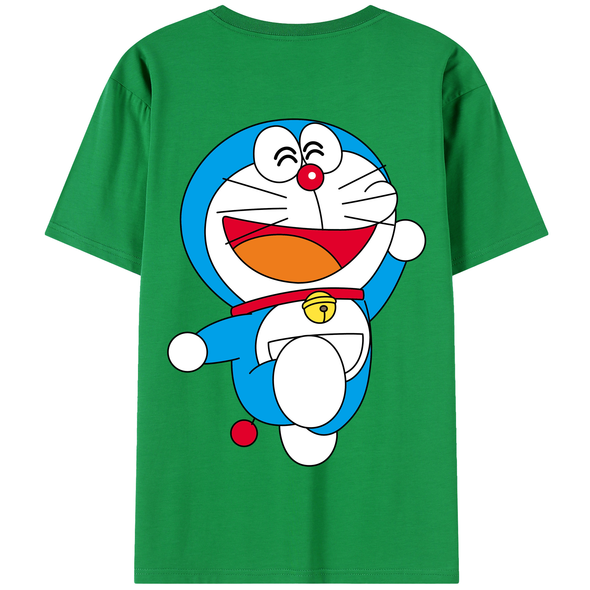 （画像用） ドラえもん Doraemon 綿100％半袖Tシャツ（背面プリント）