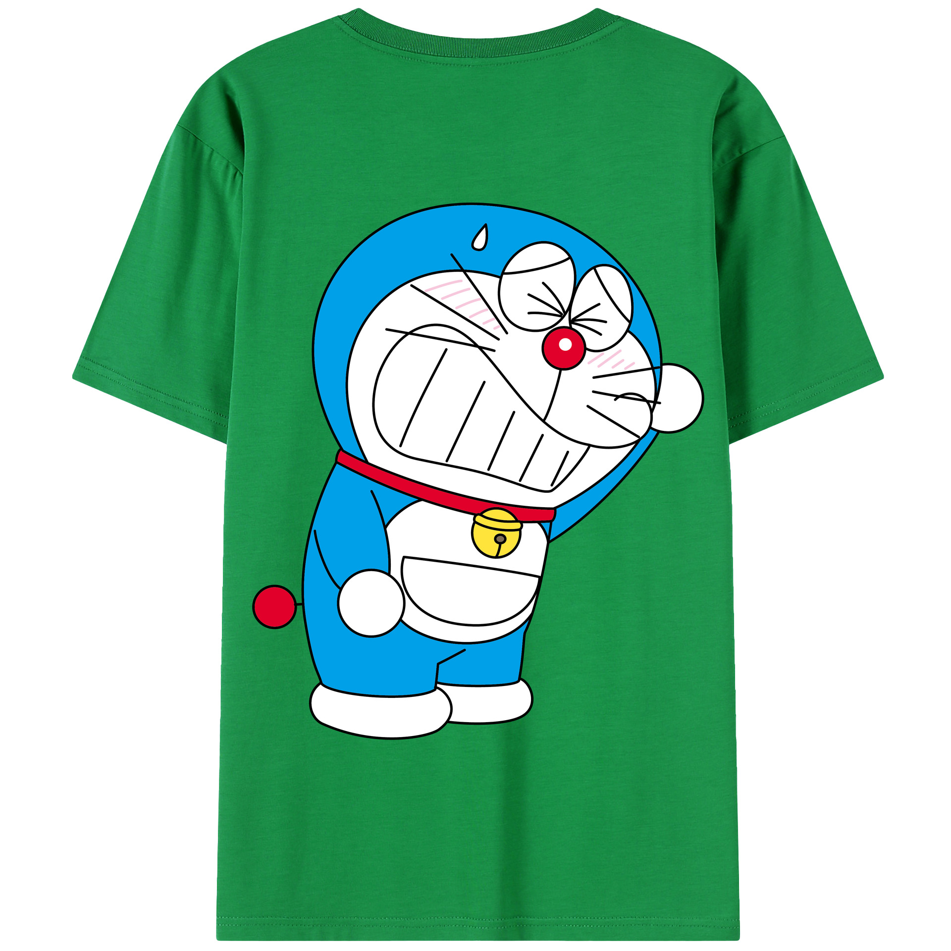 （画像用） ドラえもん Doraemon 綿100％半袖Tシャツ（背面プリント）