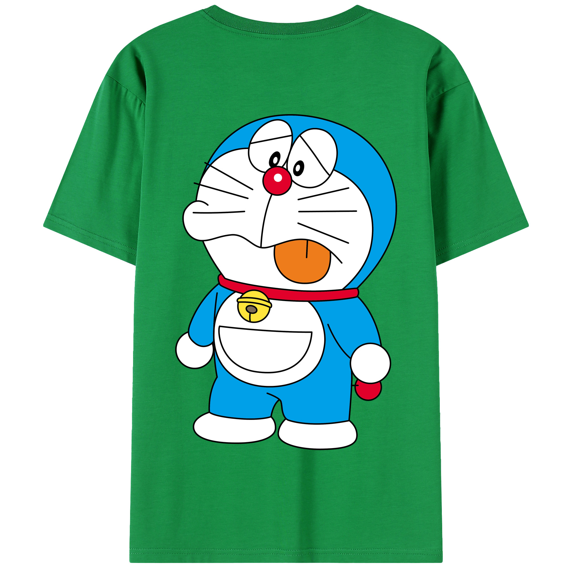 （画像用） ドラえもん Doraemon 綿100％半袖Tシャツ（背面プリント）