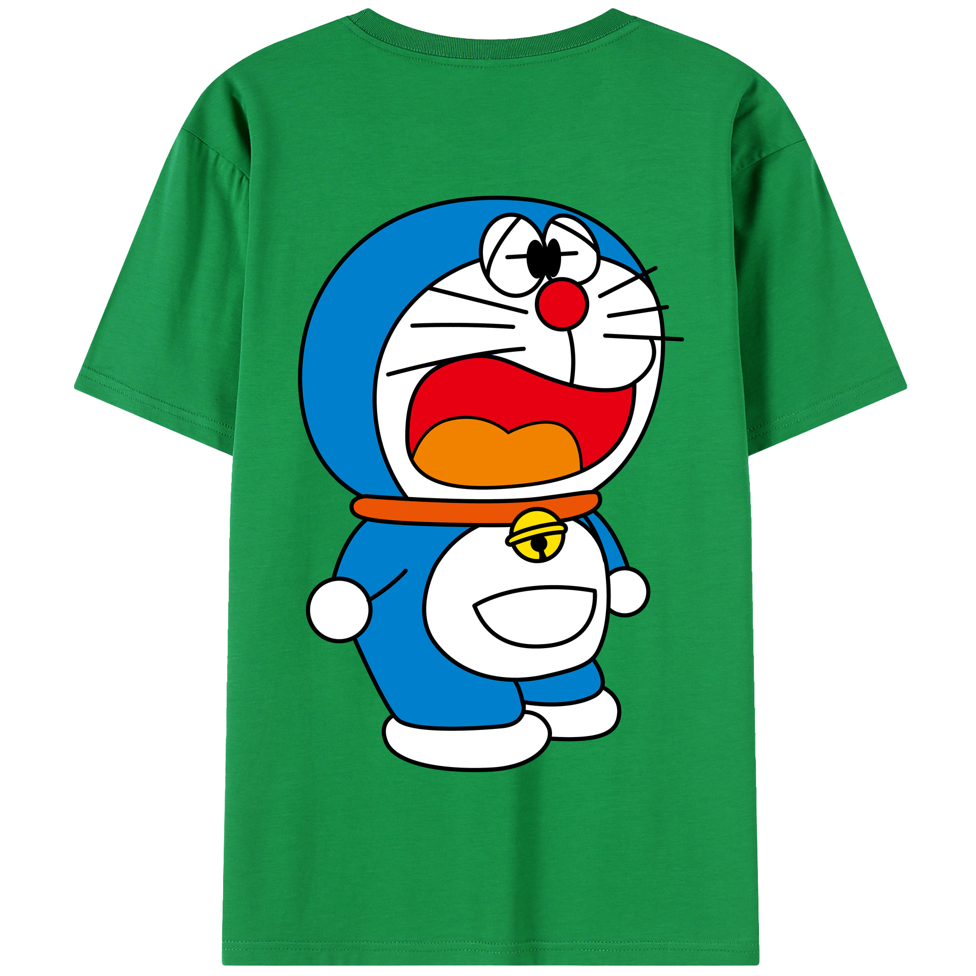 （画像用） ドラえもん Doraemon 綿100％半袖Tシャツ（背面プリント）
