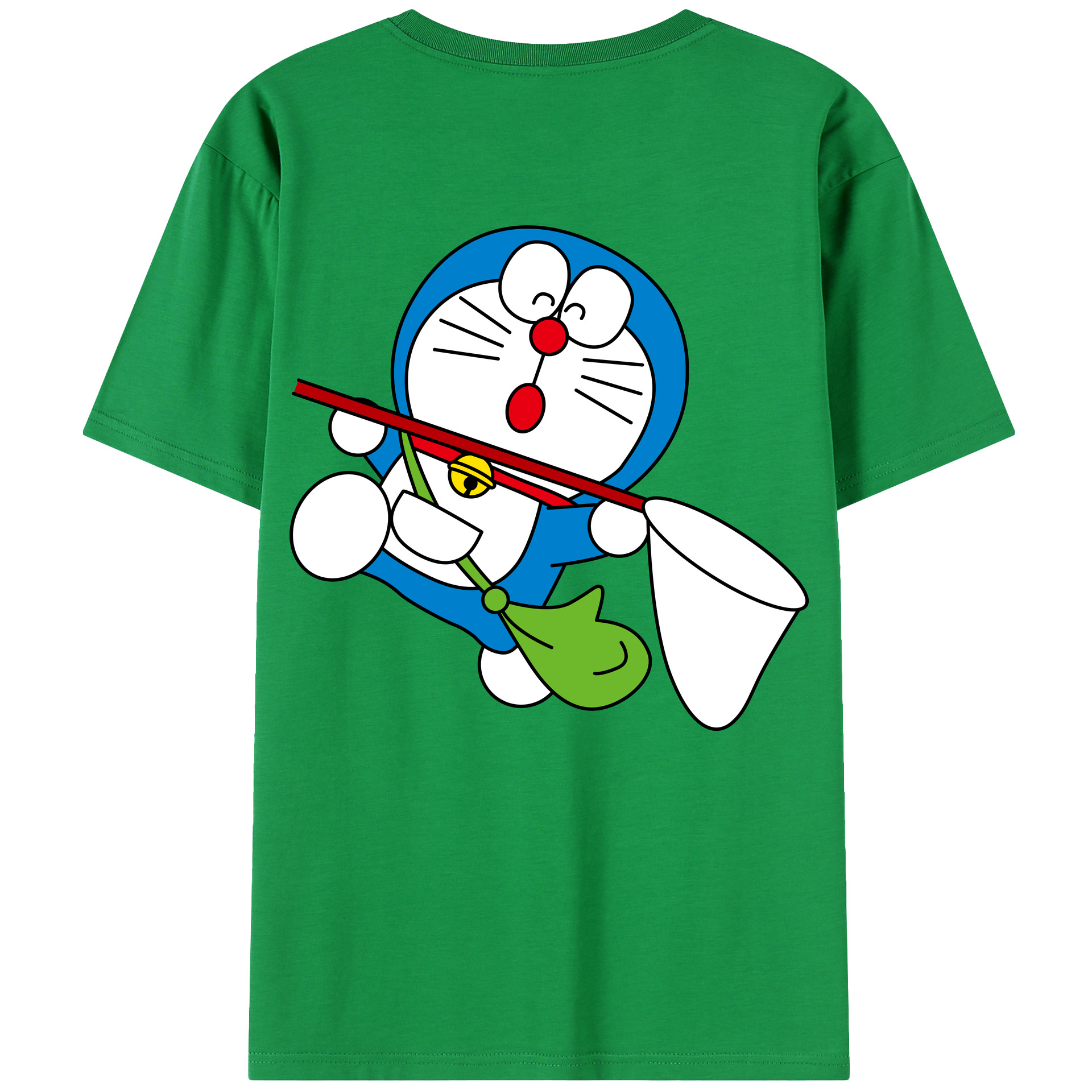 （画像用） ドラえもん Doraemon 綿100％半袖Tシャツ（背面プリント）