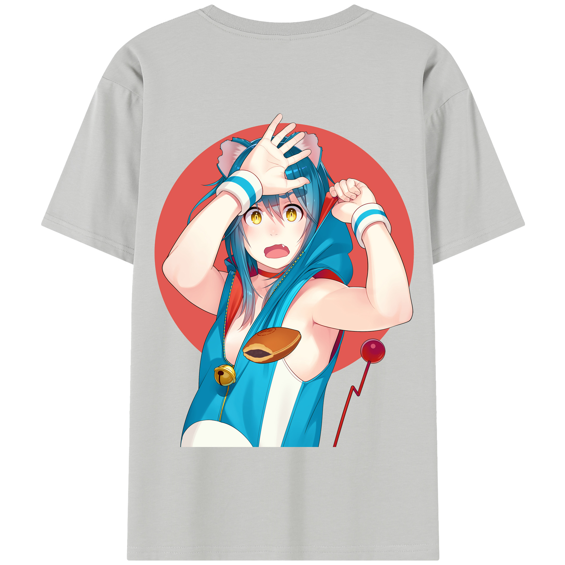 （画像用） ドラえもん Doraemon 綿100％半袖Tシャツ（背面プリント）