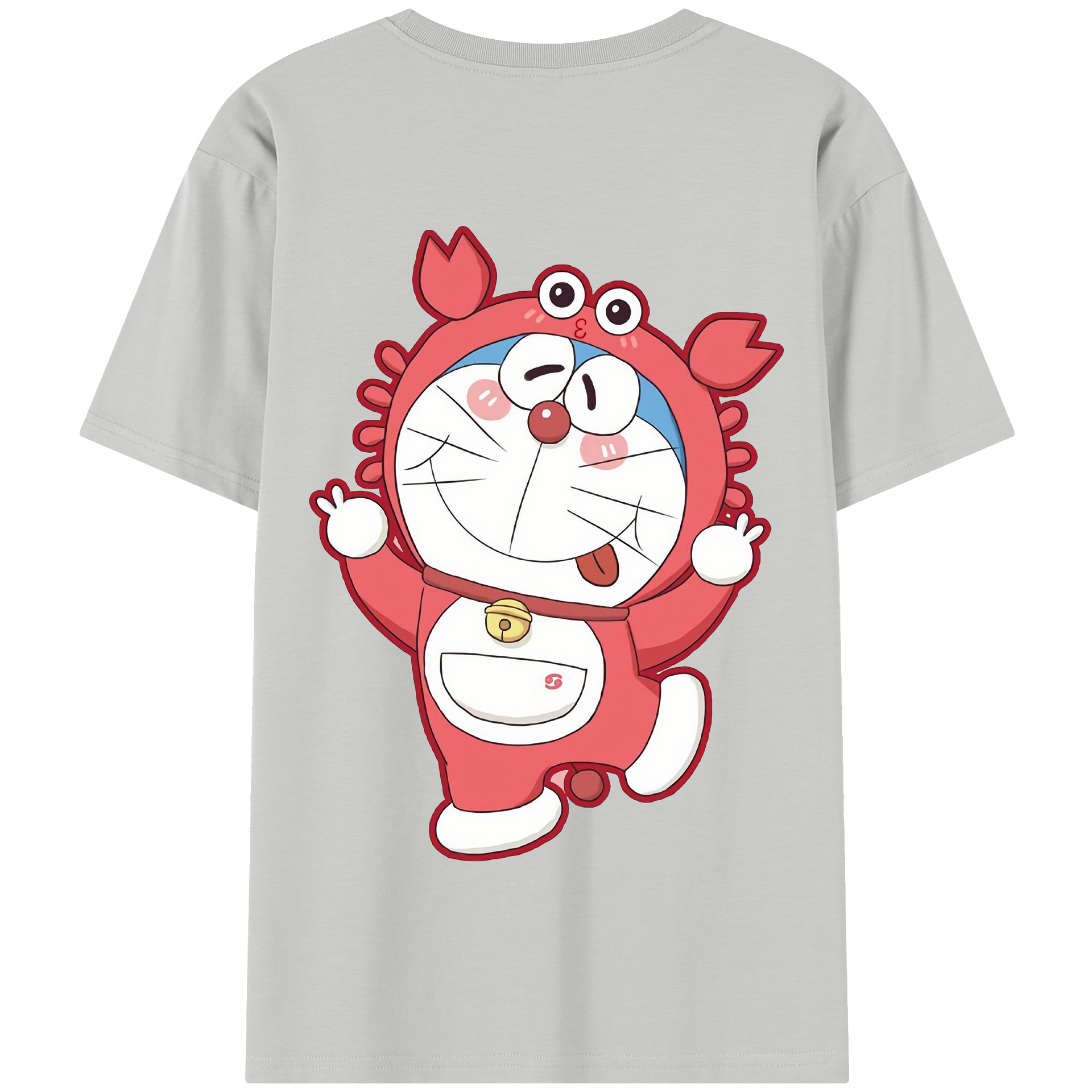 （画像用） ドラえもん Doraemon 綿100％半袖Tシャツ（背面プリント）