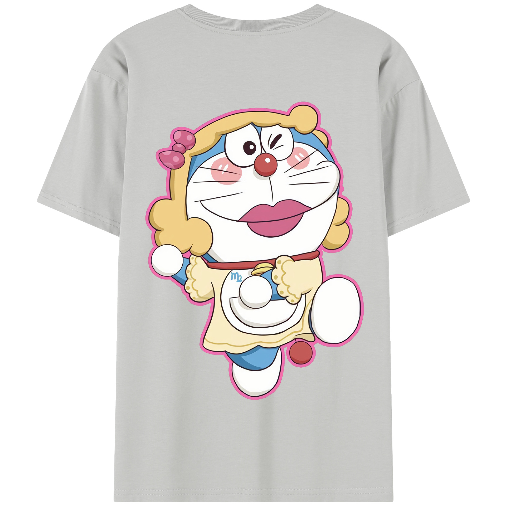 （画像用） ドラえもん Doraemon 綿100％半袖Tシャツ（背面プリント）